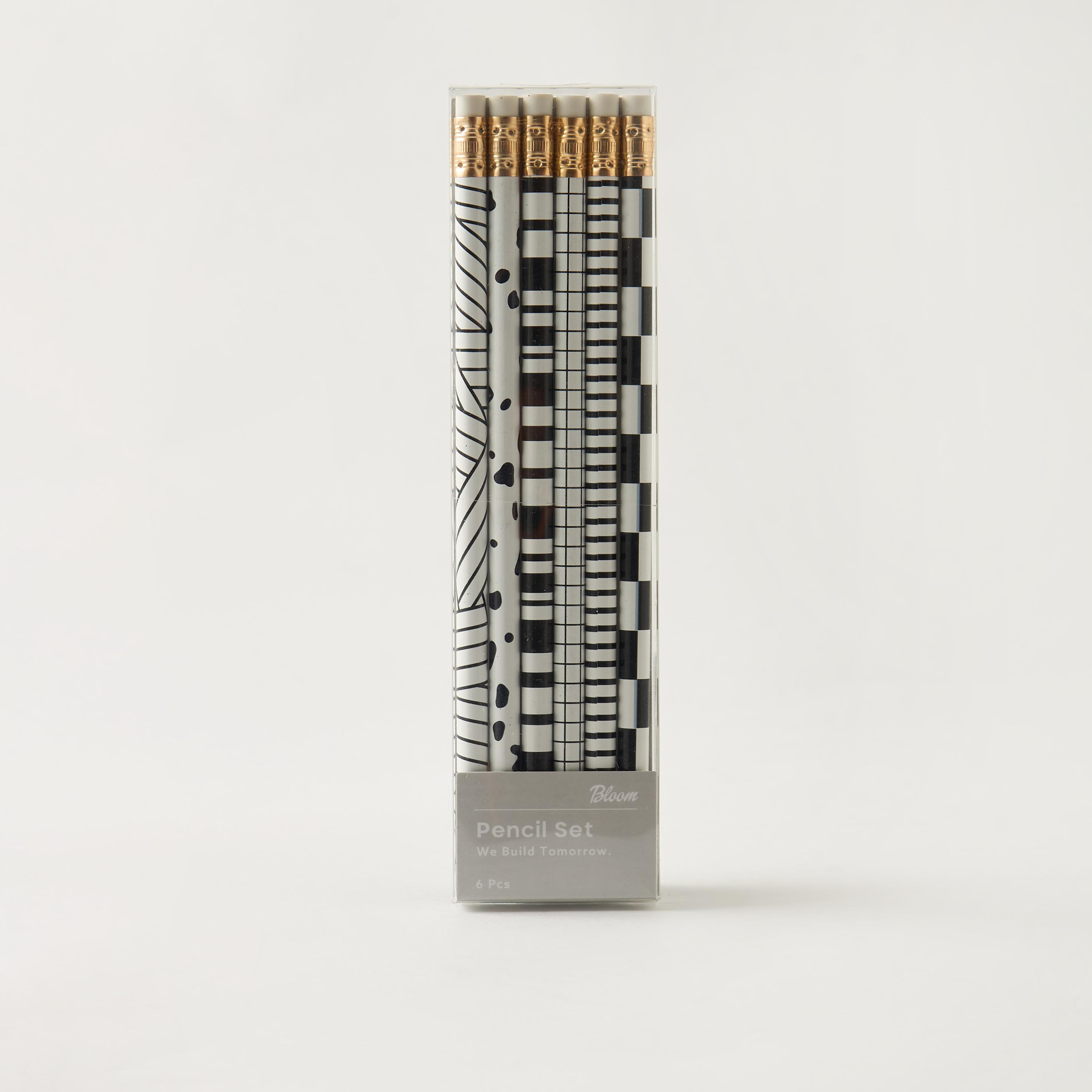 Printed Wooden Pencil - Set of 6-school-stationery-pensandpencils-image-4