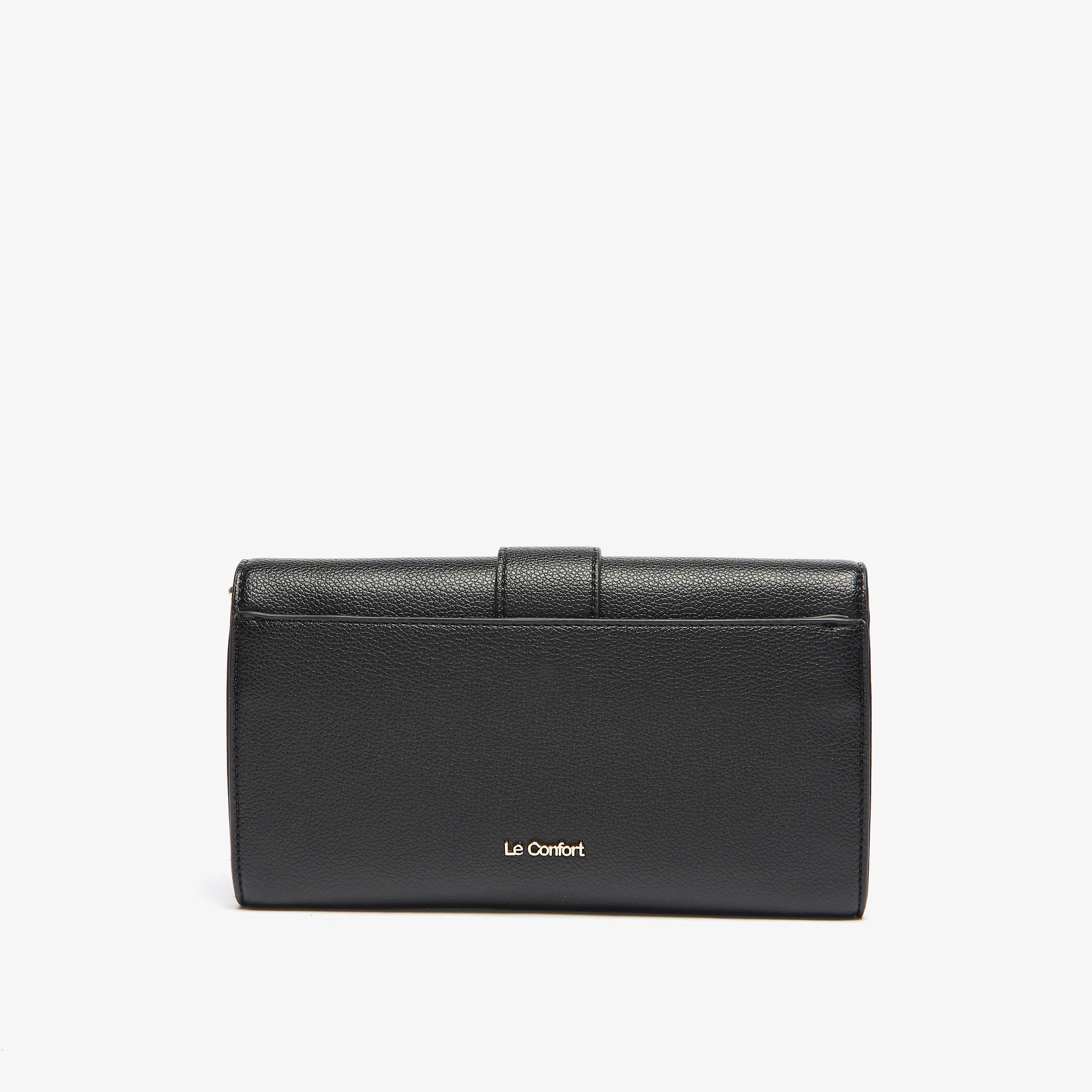 Le Confort Solid Crossbody Bag with Button Closure and Chain Strap-women-bagsandwallets-handbags-image-3