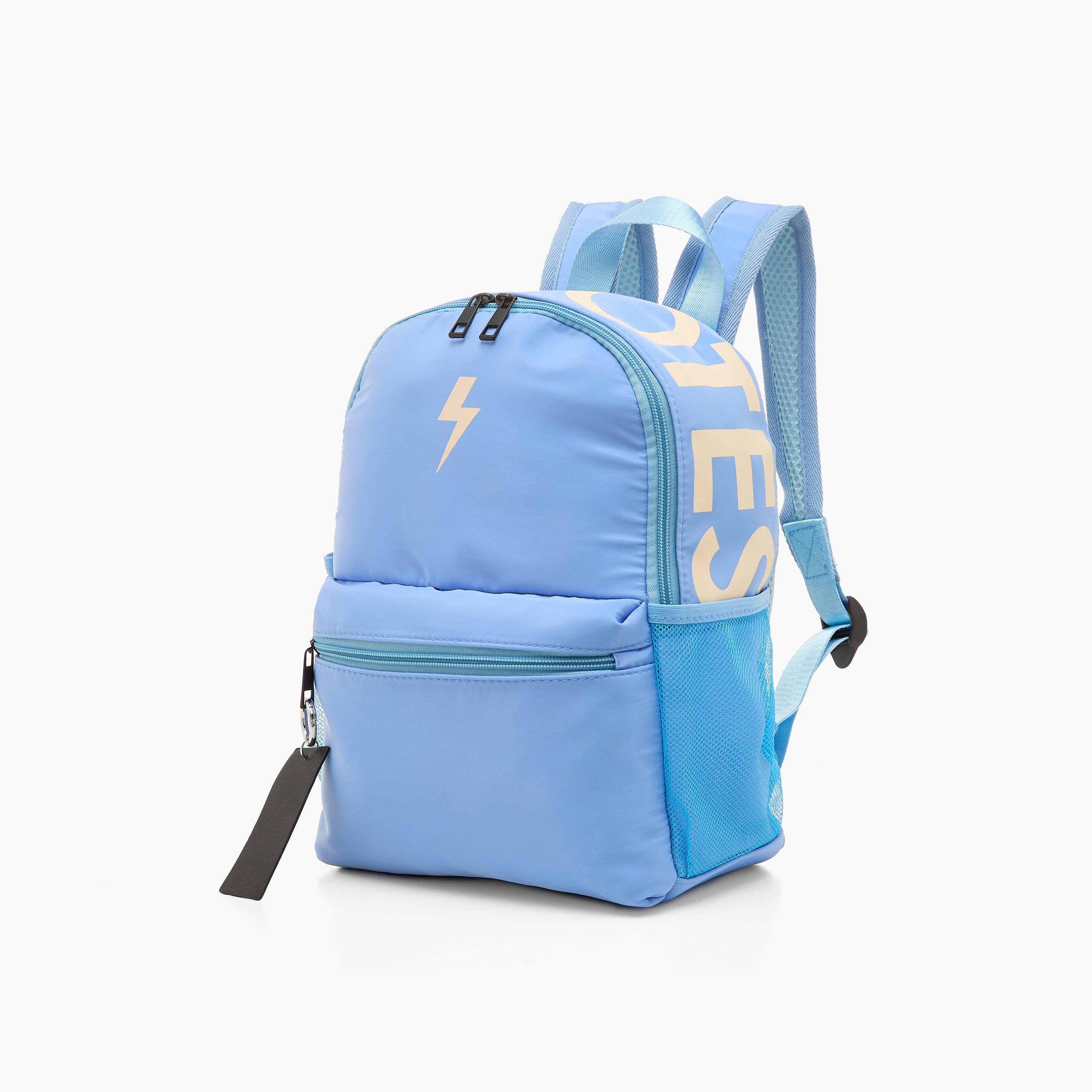 Mistotes Logo Print Backpack with Adjustable Straps - 23.5x10x30.5 cms-women-bagsandwallets-backpacks-image-2