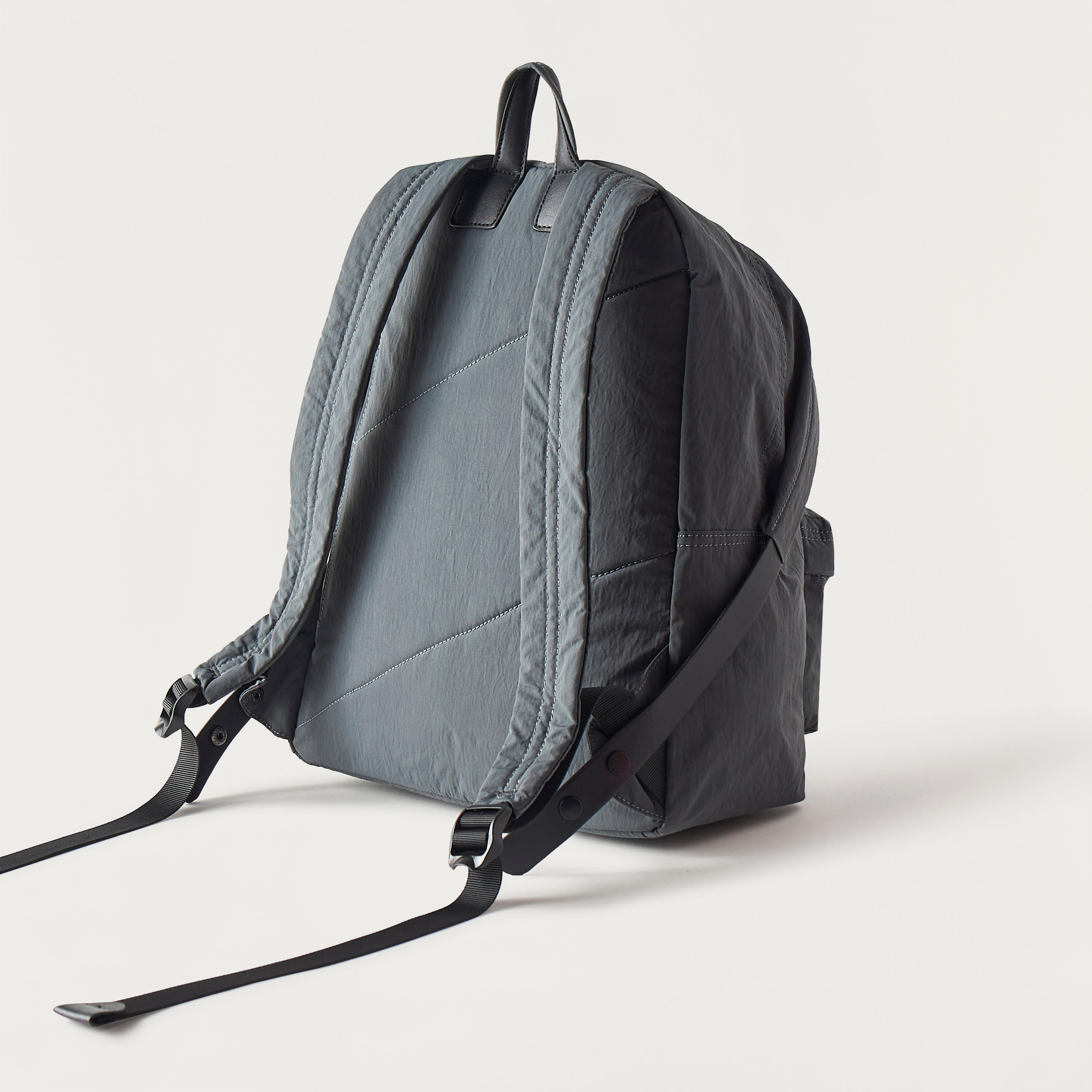 Bagco Solid Backpack with Adjustable Straps and Zip Closure - 38x13x40 cms-women-bagsandwallets-backpacks-image-3