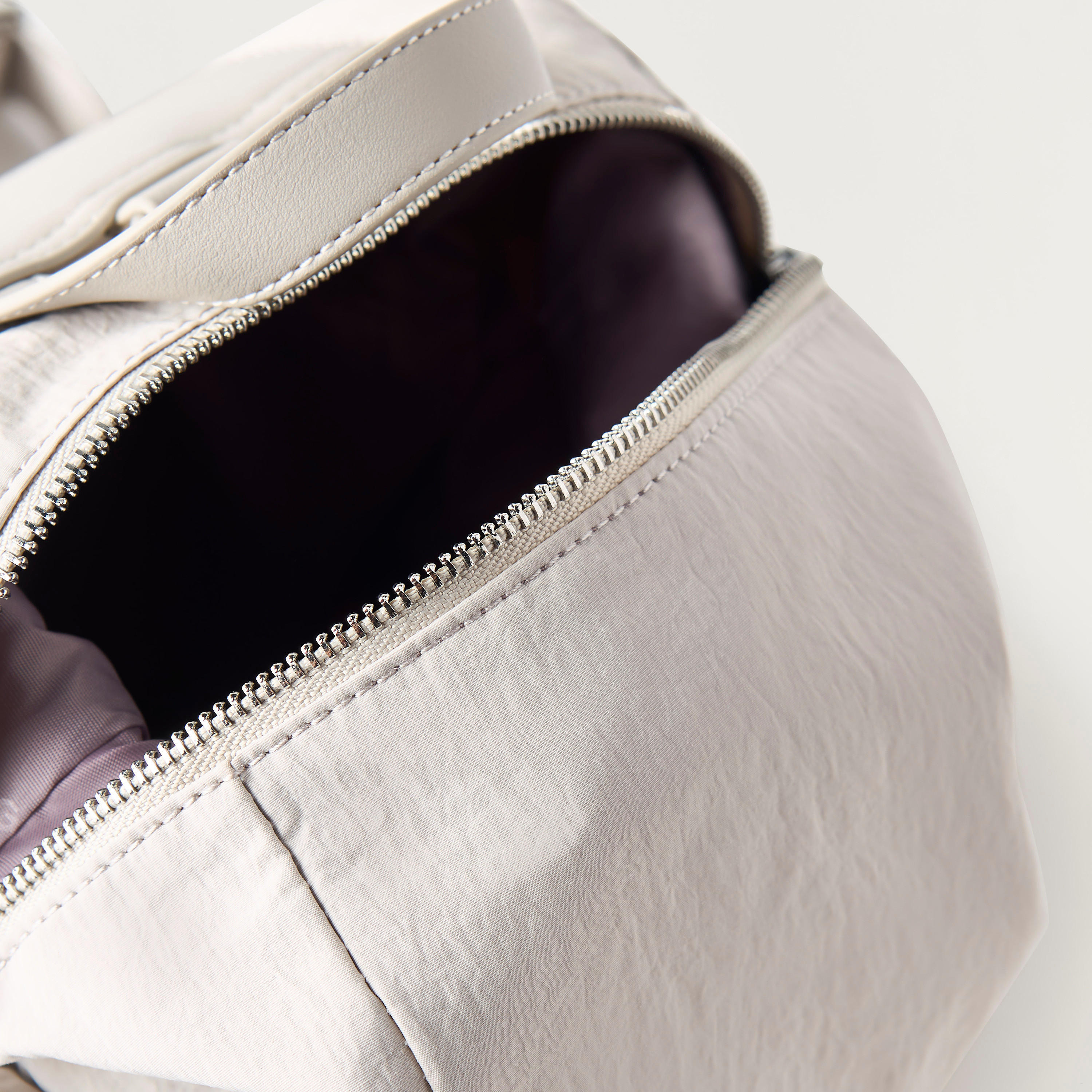 Bagco Solid Backpack with Detachable Strap and Zip Closure - 32x14x25 cms-women-bagsandwallets-backpacks-image-6