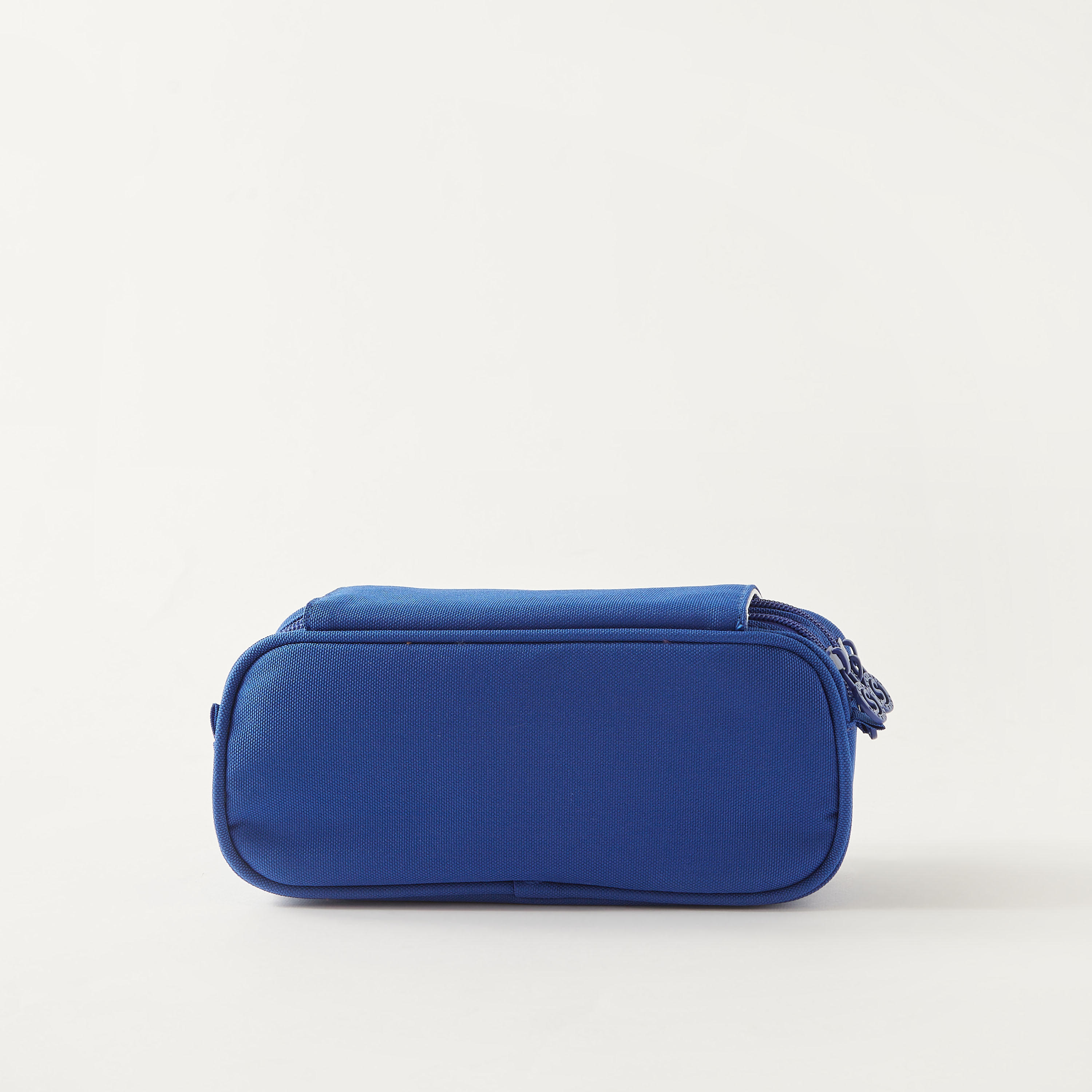 Solid 3-Compartment Pencil Case with Flap Closure-school-stationery-pencilcases-image-5