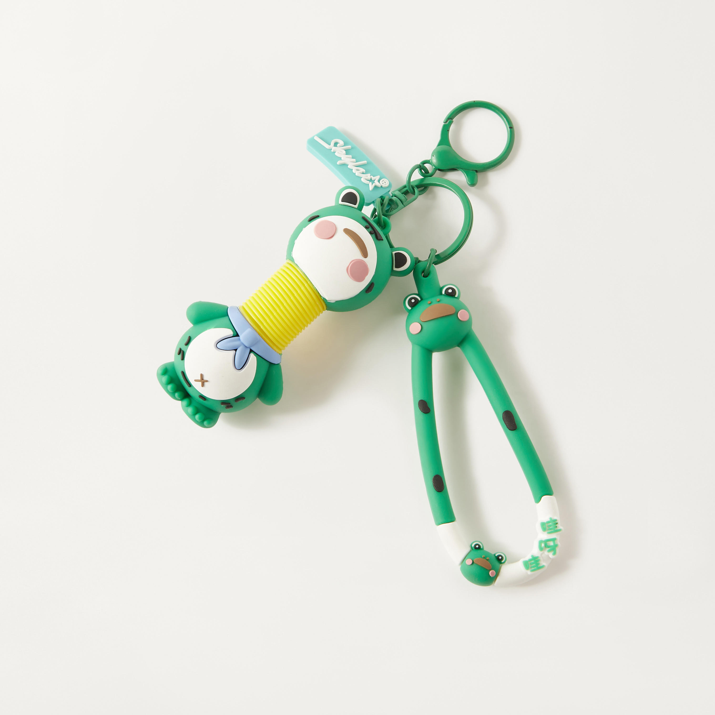 سلسلة مفاتيح على شكل حيوان مع دلاية-girls-accessories-keyringsandbagcharms-image-2
