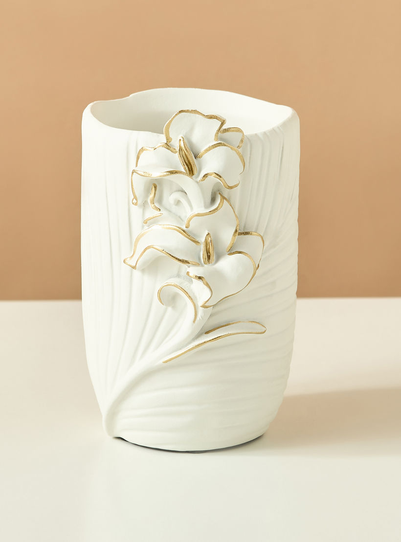 Floral Textured Tumbler-household-bathandlaundry-bathaccessories-toothbrushholdersandtumblers-image-2
