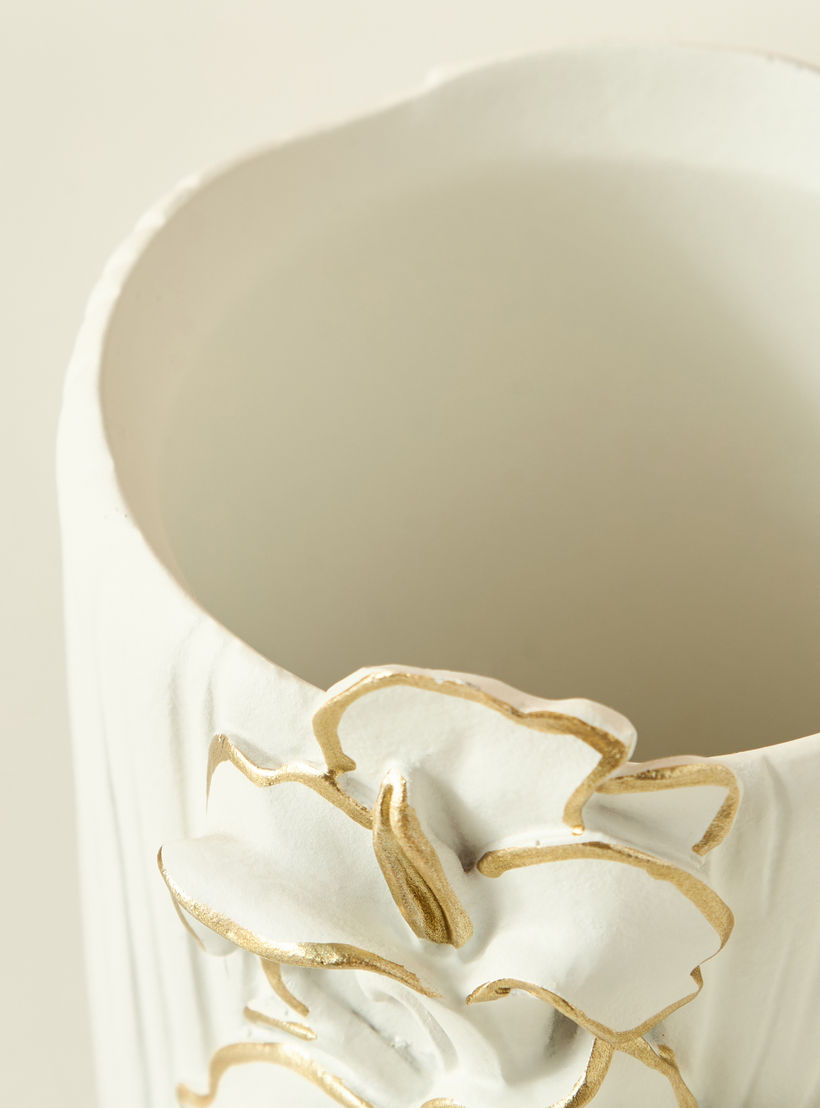 Floral Textured Tumbler-household-bathandlaundry-bathaccessories-toothbrushholdersandtumblers-image-5