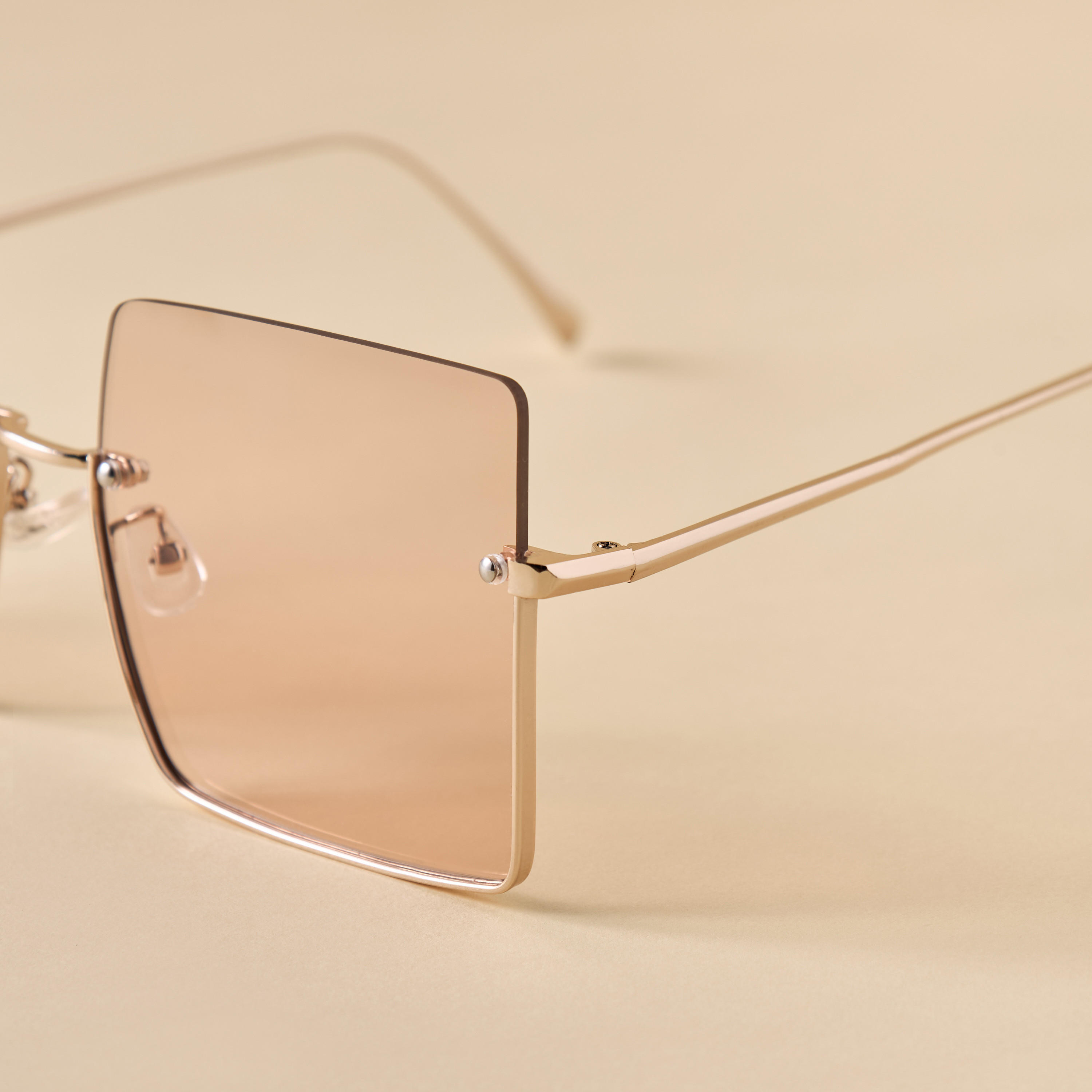 Tinted Lens Sunglasses with Nose Pads-women-sunglasses-image-4