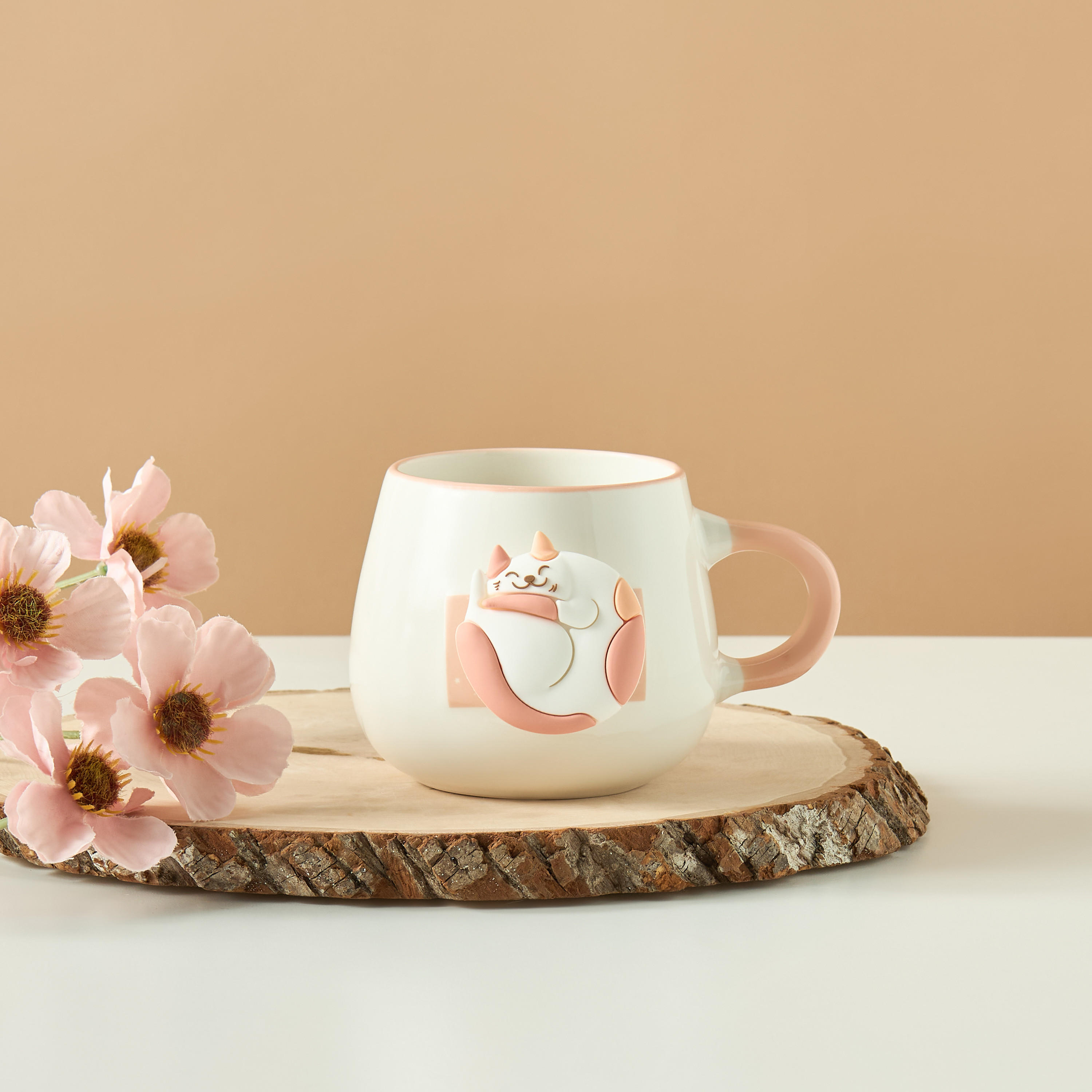 Astronaut Accent Ceramic Mug with Handle - 450 ml-household-dining-teaandcoffee-mugsandcups-image-1