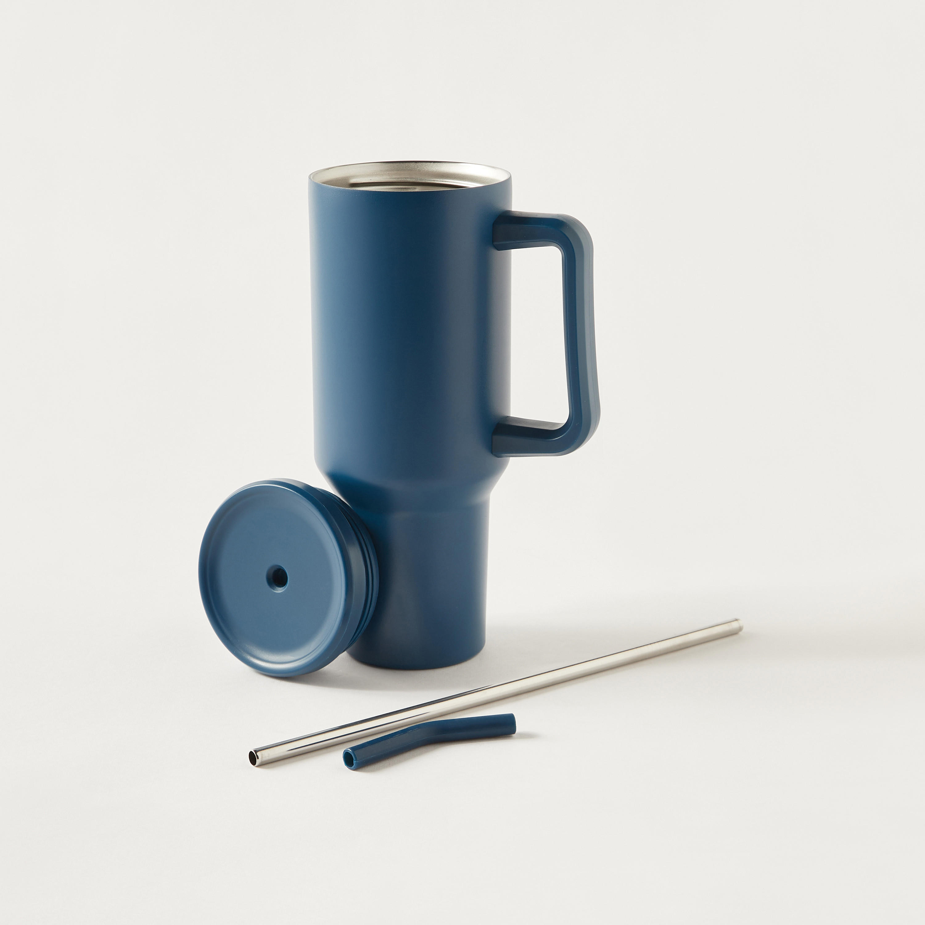 Solid Stainless Steel Sipper Mug - 1 L-household-dining-teaandcoffee-travelmugsandsippers-image-3