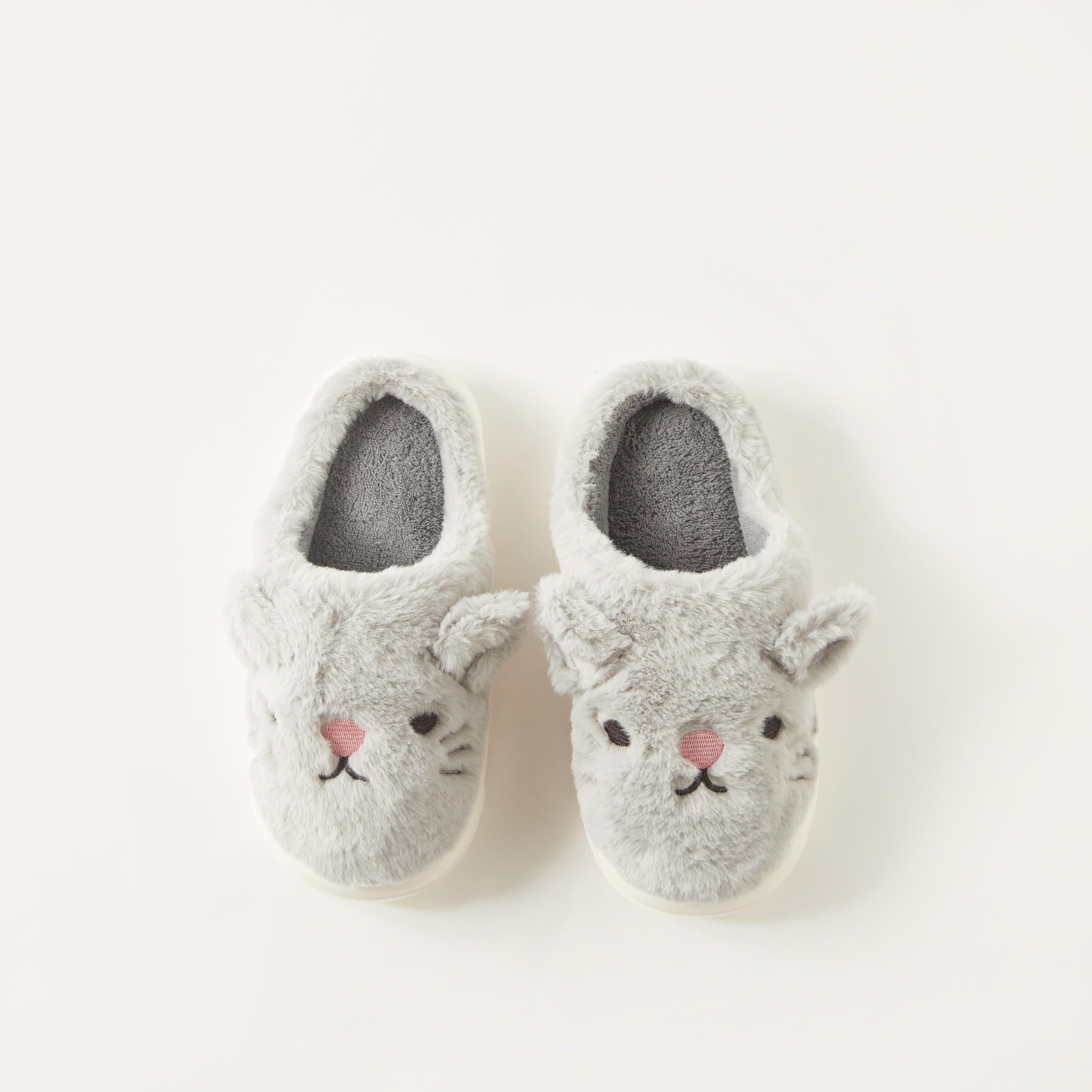 Bunny Applique Slip-On Bedroom Slippers-girls-shoes-flipflopsandslides-image-1