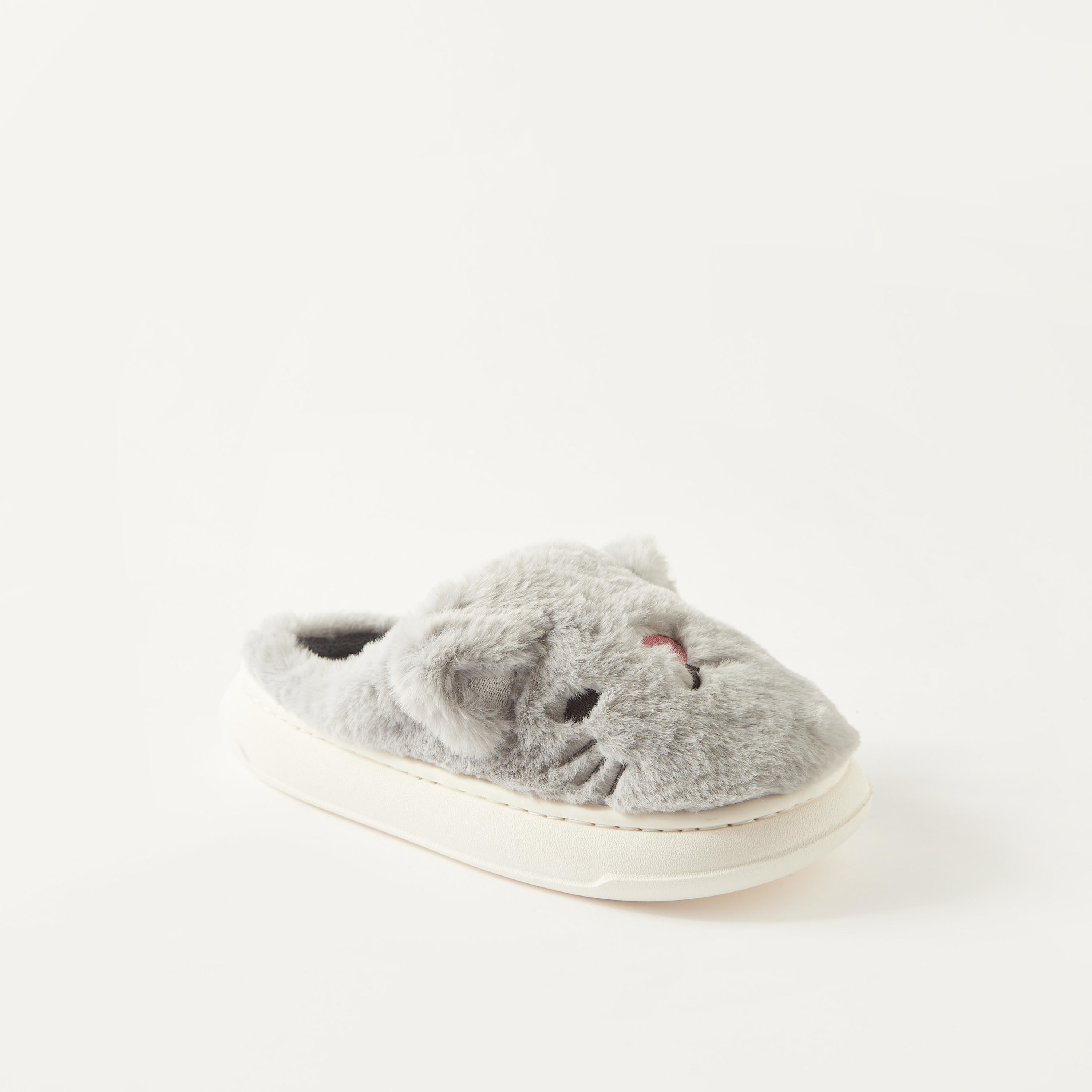 Bunny Applique Slip-On Bedroom Slippers-girls-shoes-flipflopsandslides-image-2