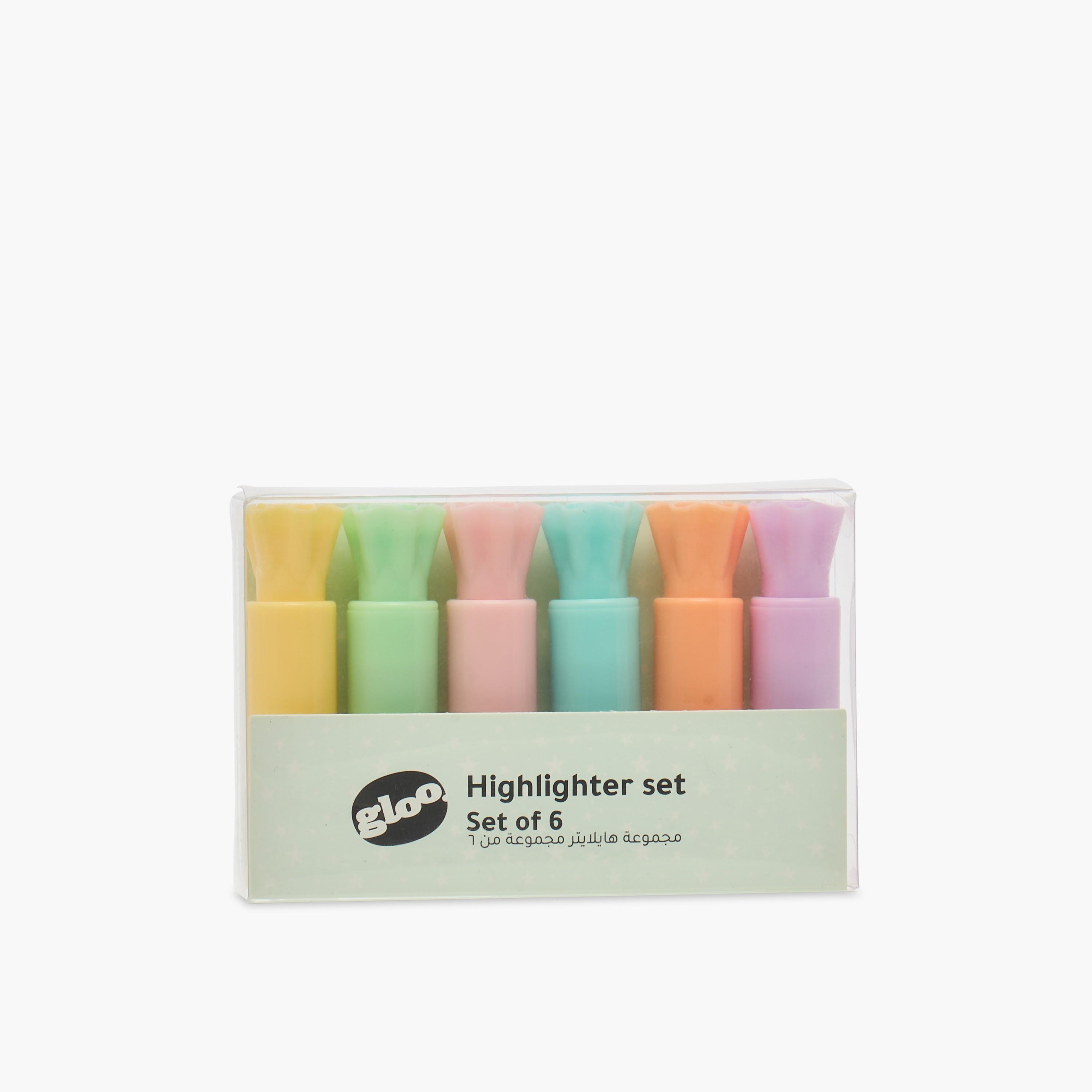 GLOO 6-Piece Candy-Shaped Highlighter Set-school-stationery-pensandpencils-image-5