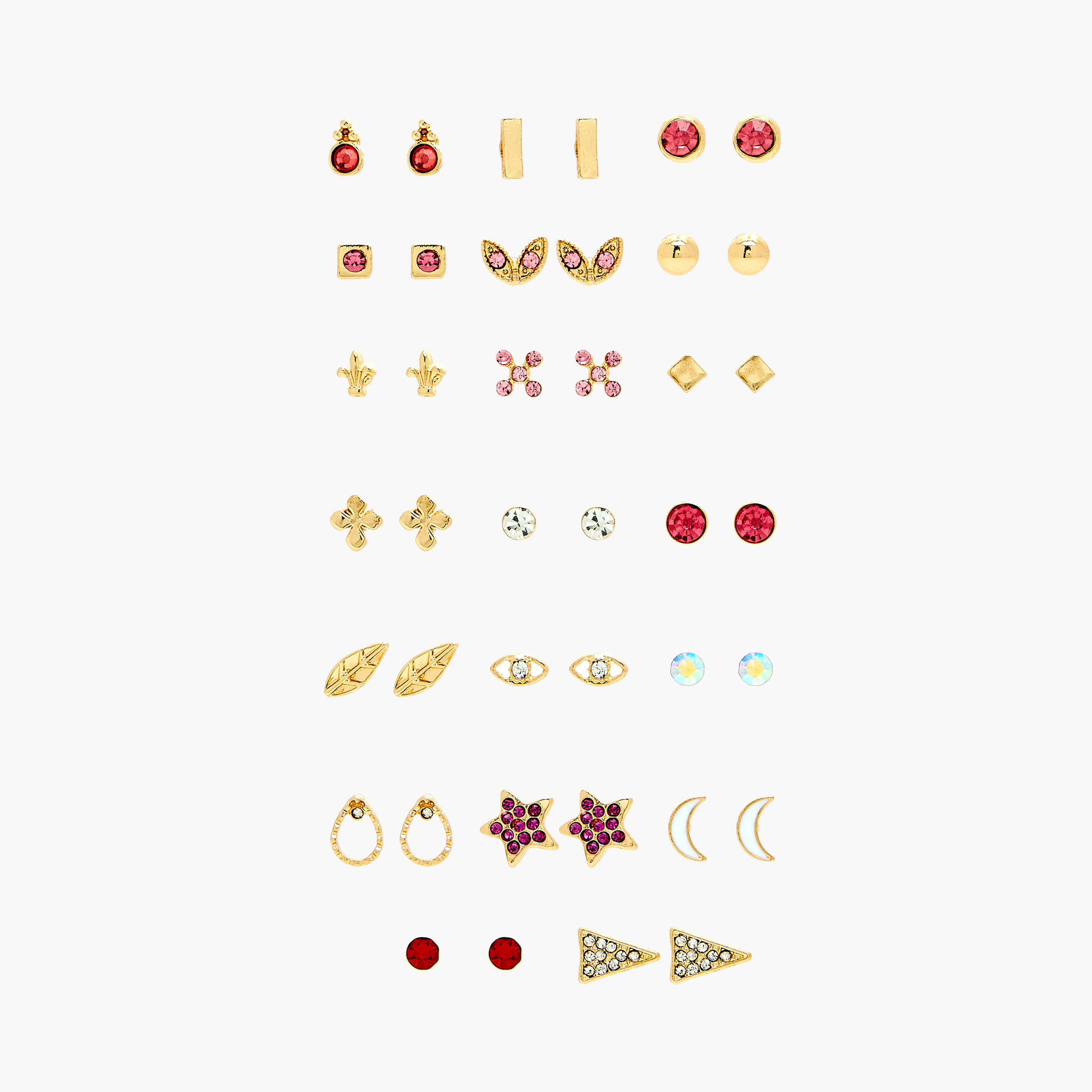 Assorted Earrings with Pushback Closure - Set of 20-women-watchesandjewellery-jewellery-earrings-image-1