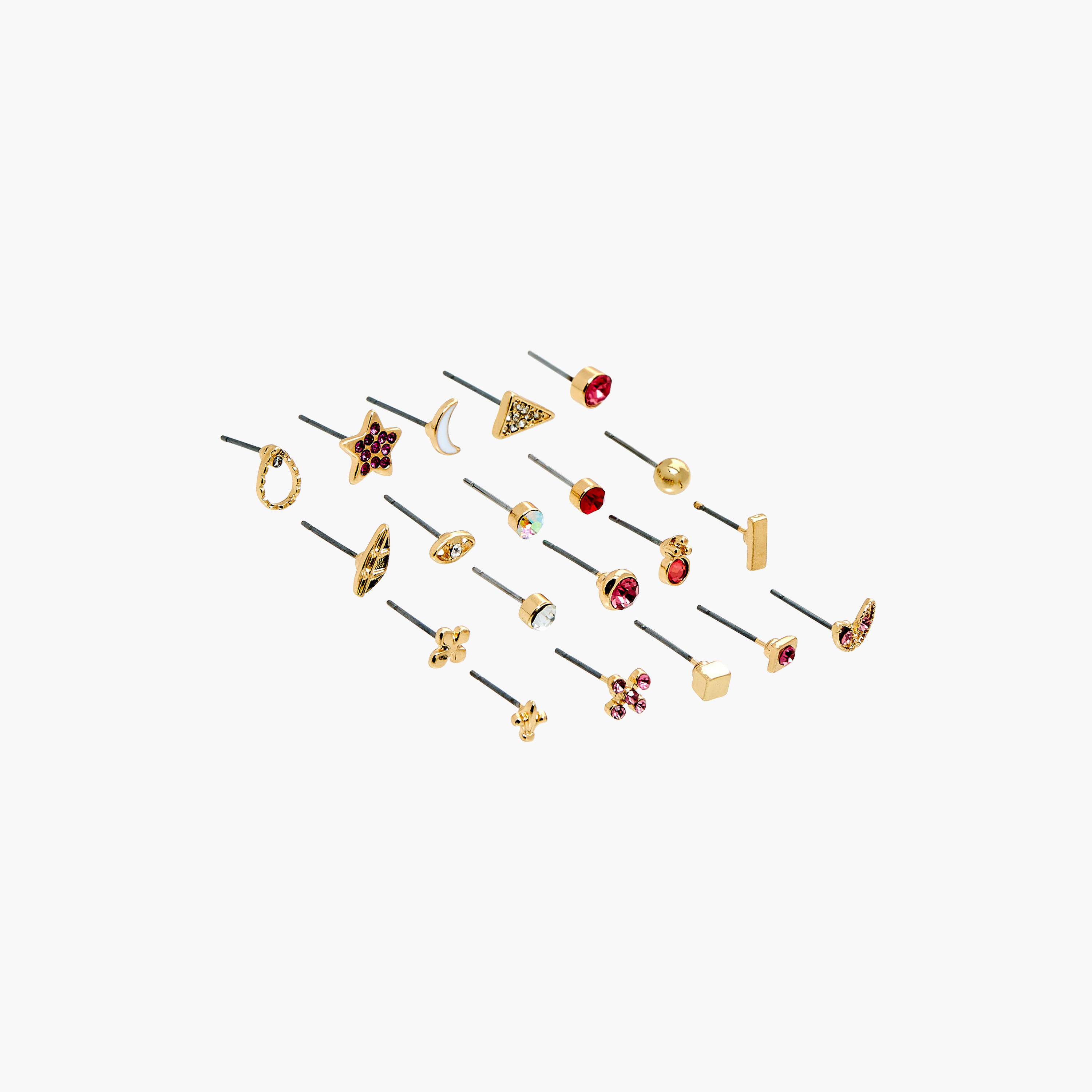 Assorted Earrings with Pushback Closure - Set of 20-women-watchesandjewellery-jewellery-earrings-image-2