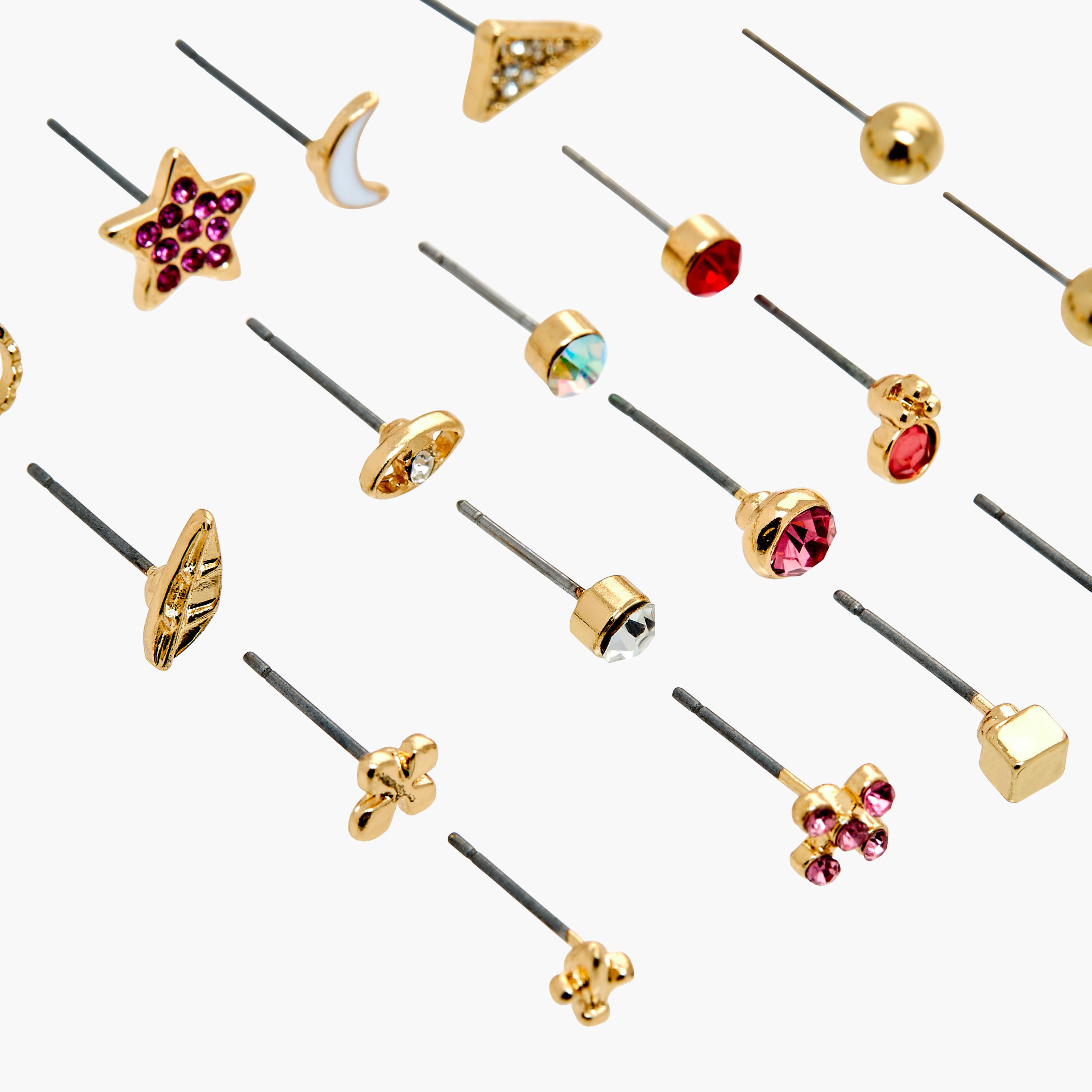 Assorted Earrings with Pushback Closure - Set of 20-women-watchesandjewellery-jewellery-earrings-image-3