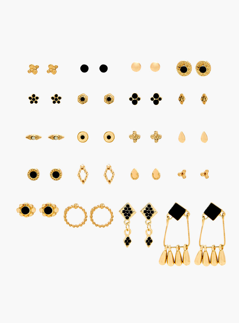 Assorted Earrings with Pushback Closure - Set of 20-women-watchesandjewellery-jewellery-earrings-image-1