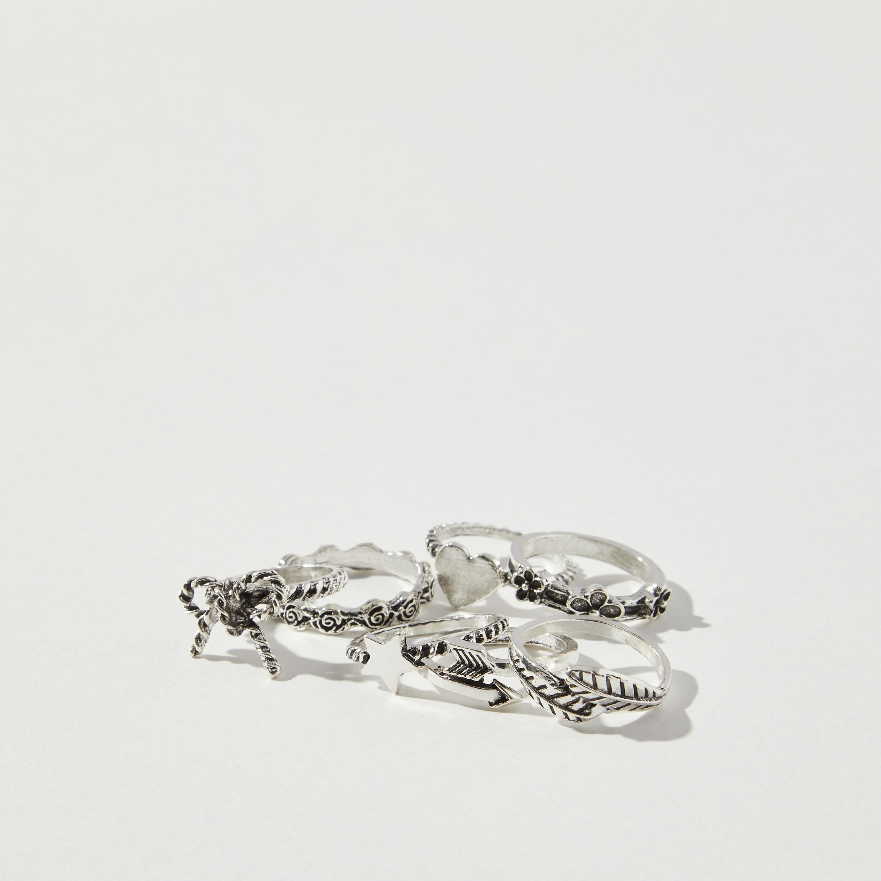 Butterfly Detail Ring - Set of 9-women-watchesandjewellery-jewellery-rings-image-3