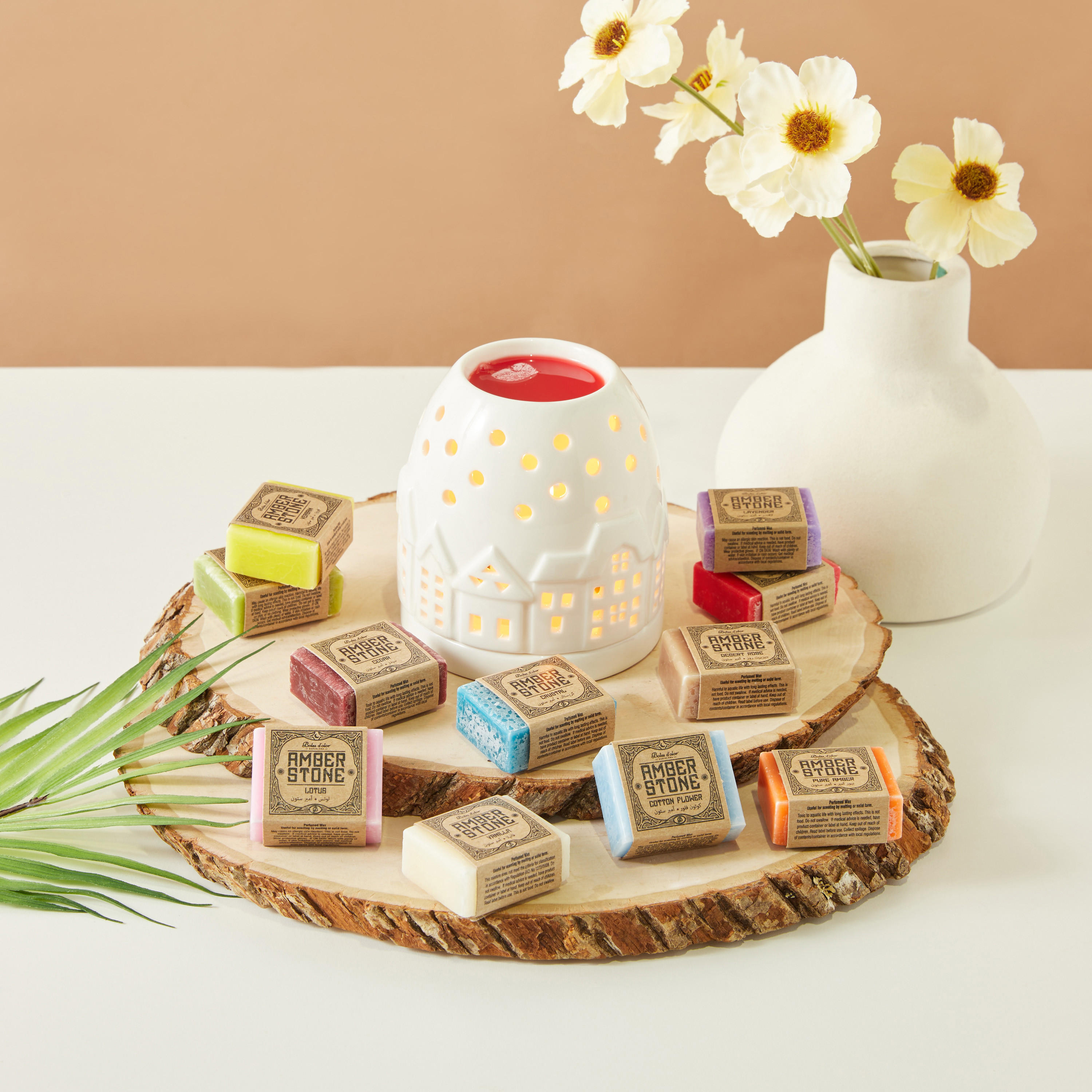 Boles d' Olor Amber Stone Cedar Wax Melt-household-homefragrance-potpourri-image-4