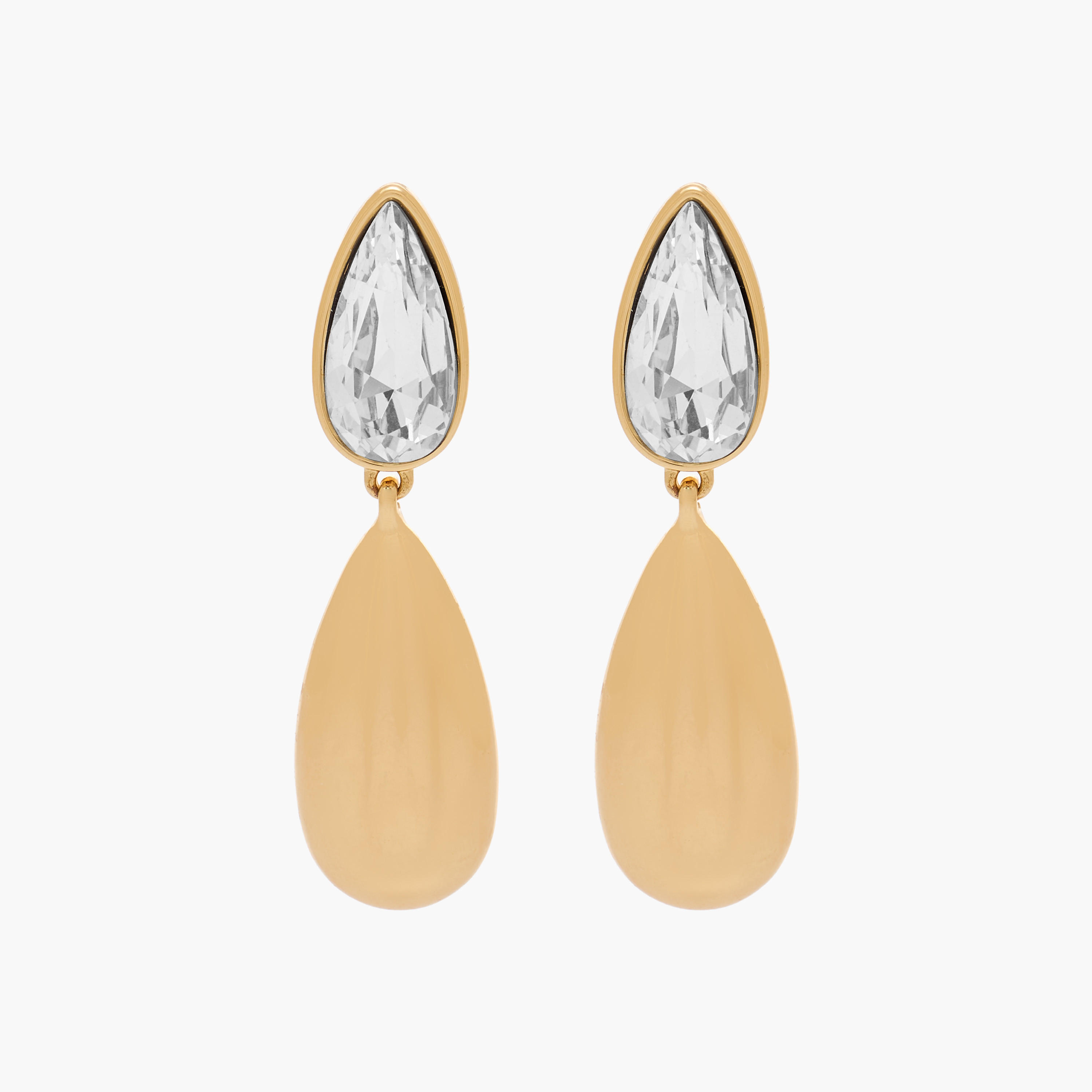 حلقان سادة بمكبس إغلاق خلفي-women-watchesandjewellery-jewellery-earrings-image-1