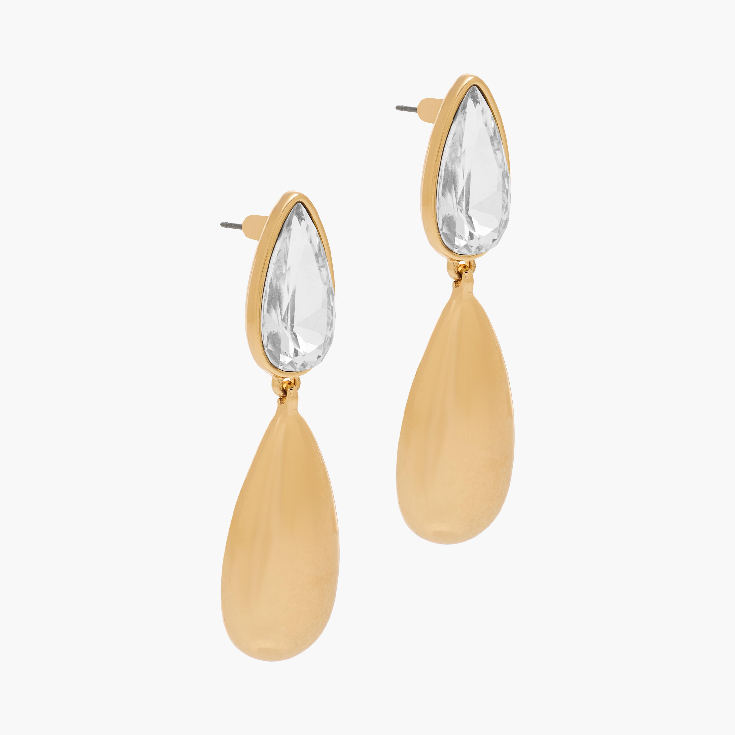 حلقان سادة بمكبس إغلاق خلفي-women-watchesandjewellery-jewellery-earrings-image-2