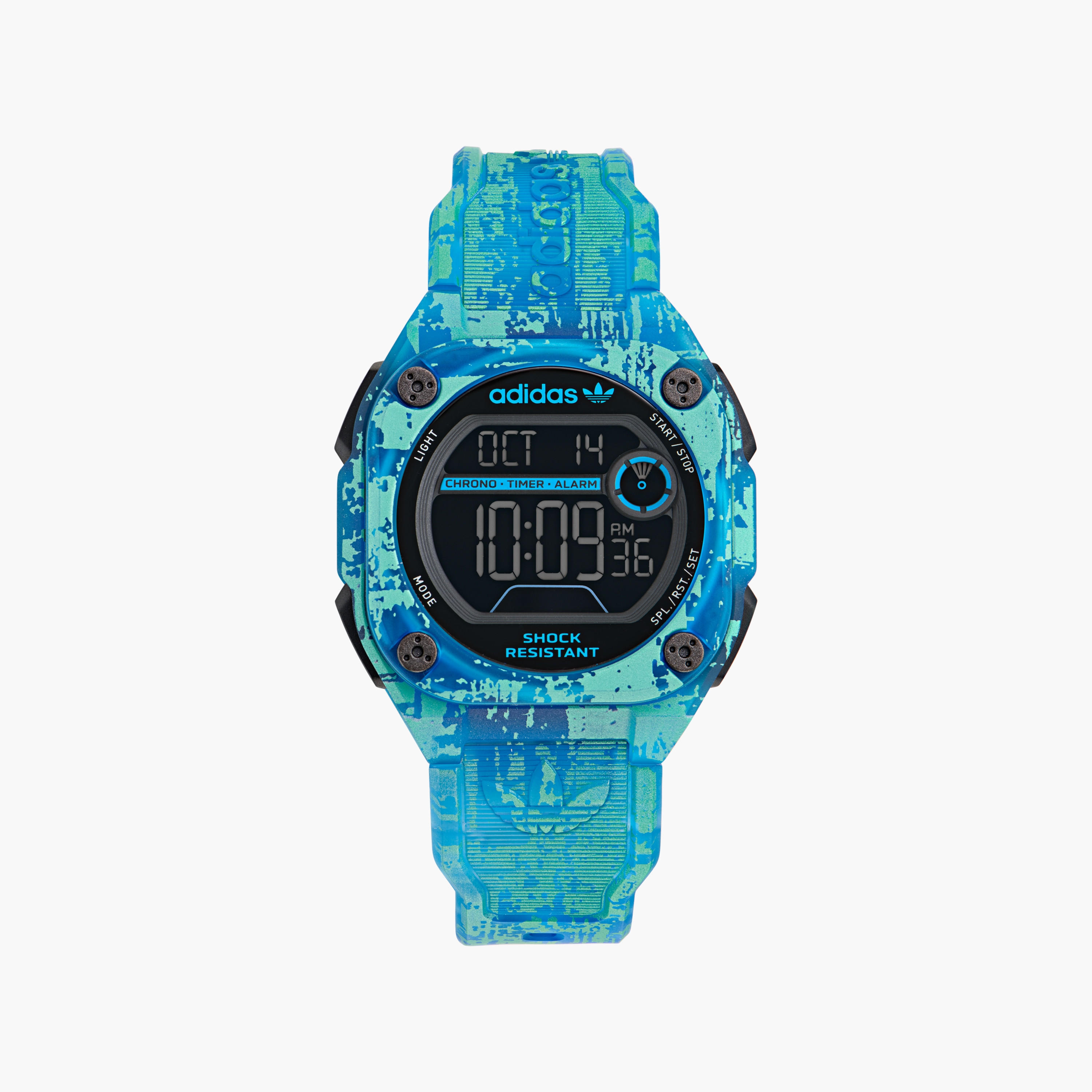 Adidas Men's 45 MM Blue Digital Resin Watch | AOST24077-men-watchesandjewellery-watches-image-1