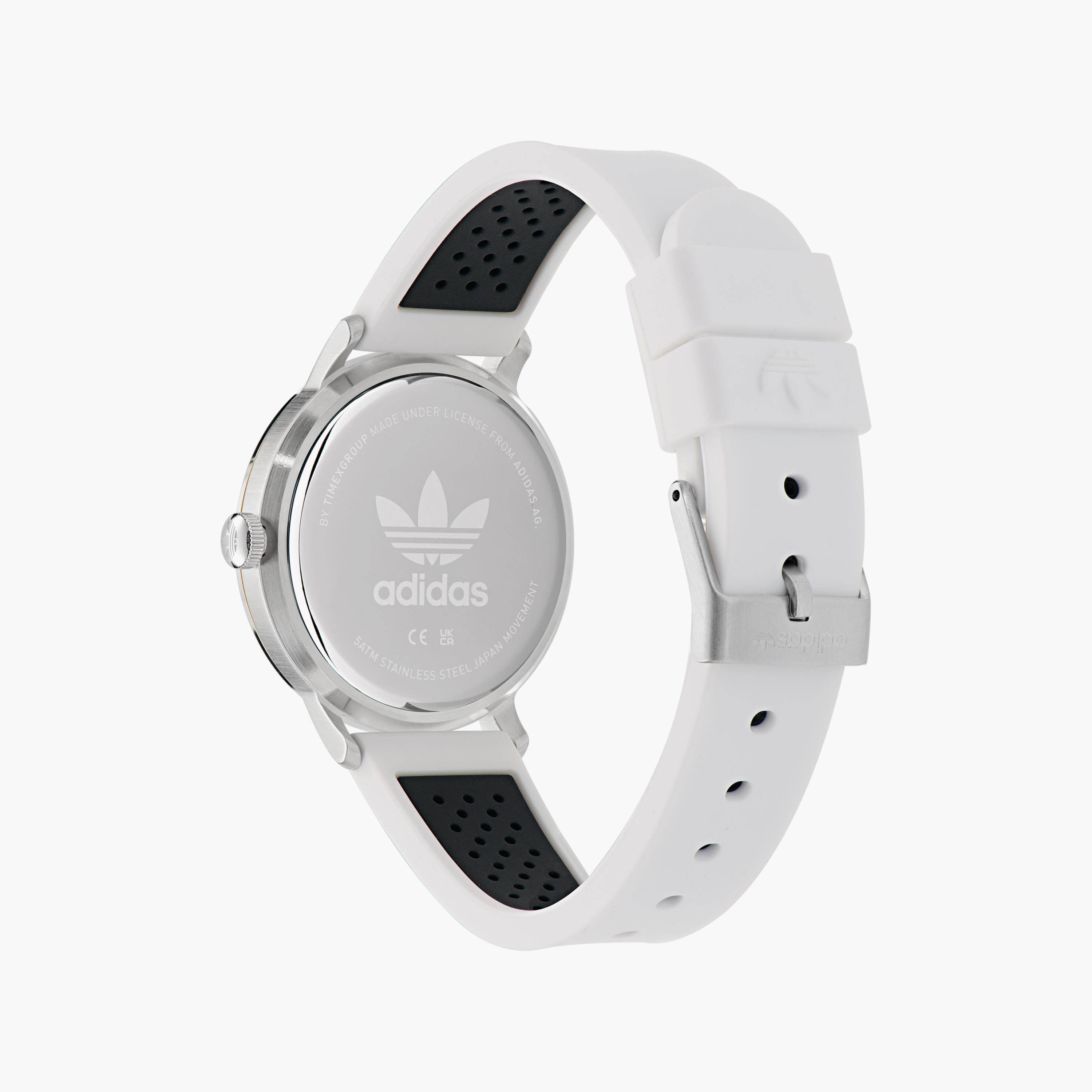 Adidas White Analog Silicone Watch | AOSY24046 | 38 MM-men-watchesandjewellery-watches-image-3
