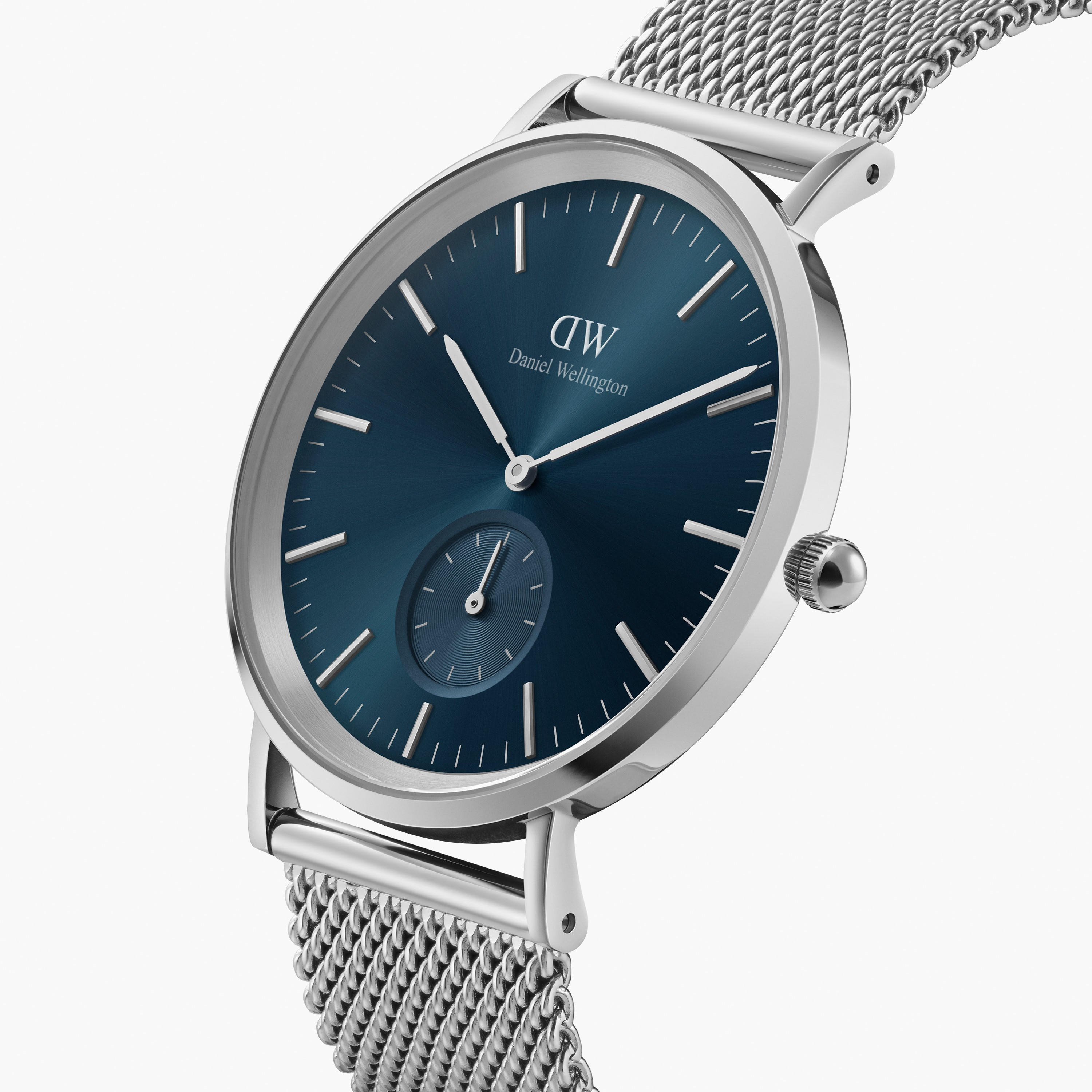 Daniel Wellington Men's 40 MM Silver Analog Stainless Steel Watch | DW00100710-men-watchesandjewellery-watches-image-2