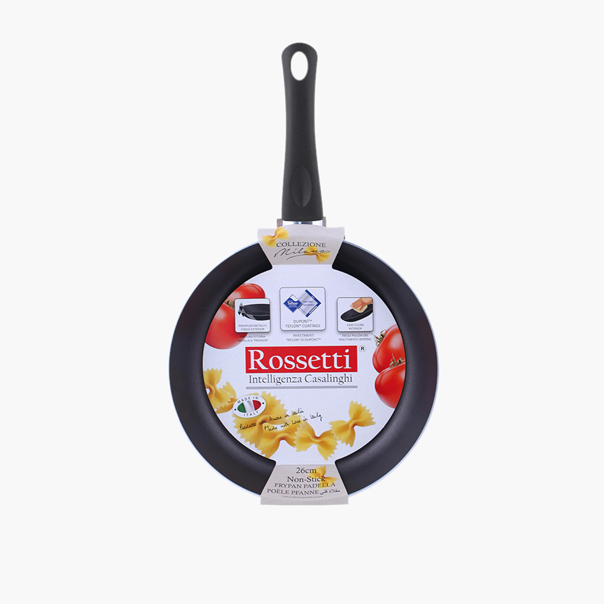 مقلاة ألومنيوم ميلانو من روسيتي - 26 سم-household-kitchen-cookware-potsandpans-image-1