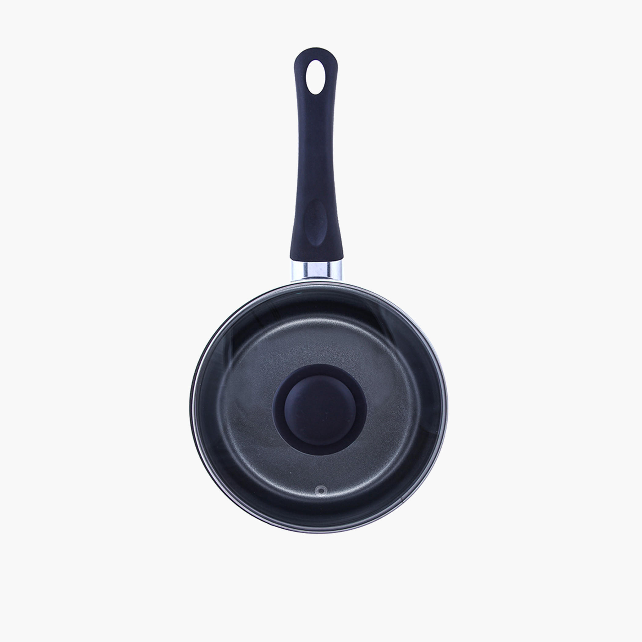 Rossetti Milano Aluminium Saucepan with Glass Lid - 20 cm-household-kitchen-cookware-potsandpans-image-2