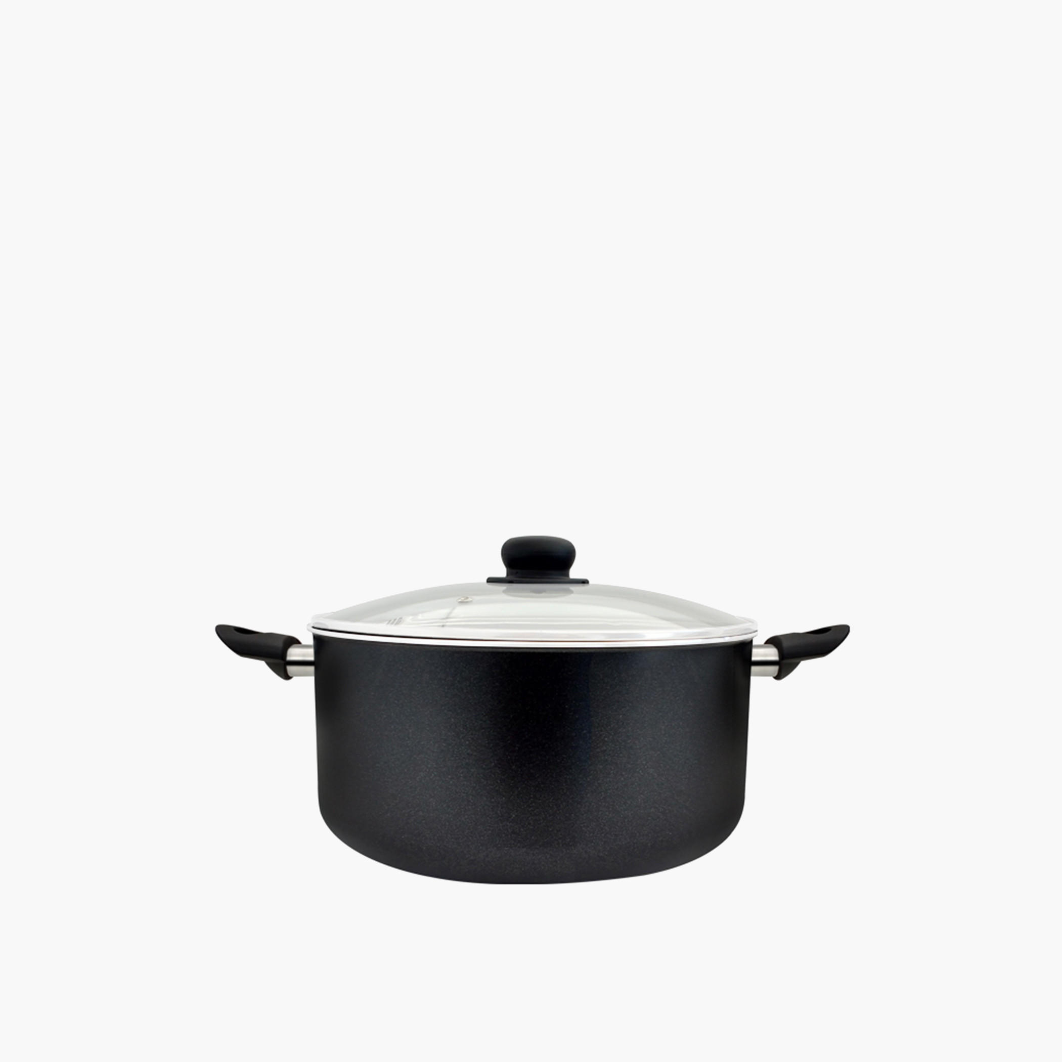 Rossetti Milano Aluminium Casserole with Glass Lid - 28 cm-household-kitchen-cookware-potsandpans-image-1