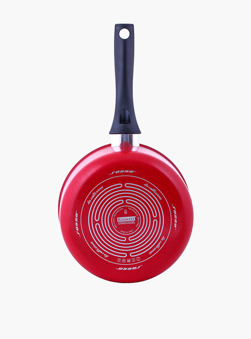 Rossetti Rosso Aluminium Saucepan With Glass Lid - 18 cm-household-kitchen-cookware-potsandpans-image-3