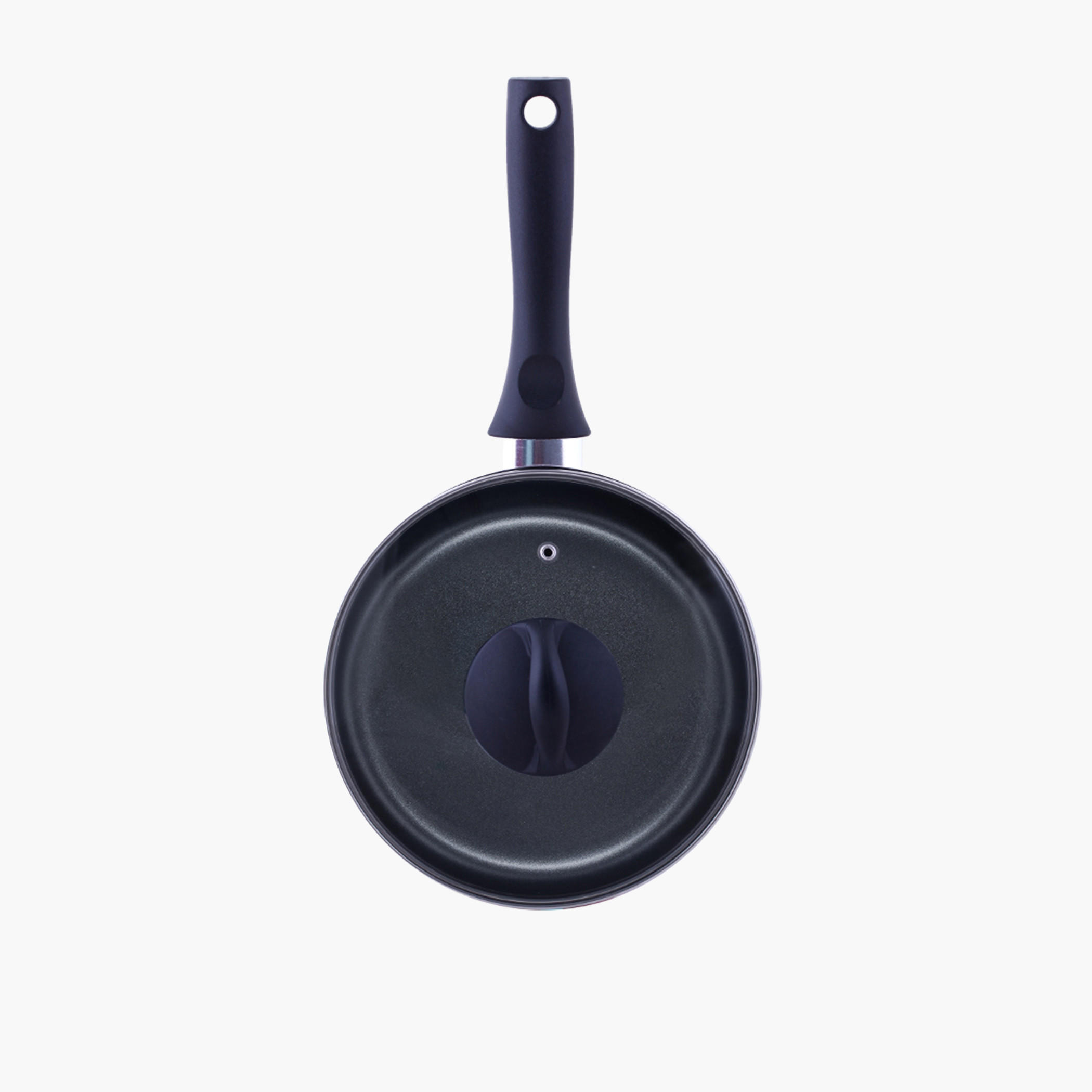 قدر صلصة ألومنيوم بغطاء زجاجي روسو من روسيتي - 20 سم-household-kitchen-cookware-potsandpans-image-1