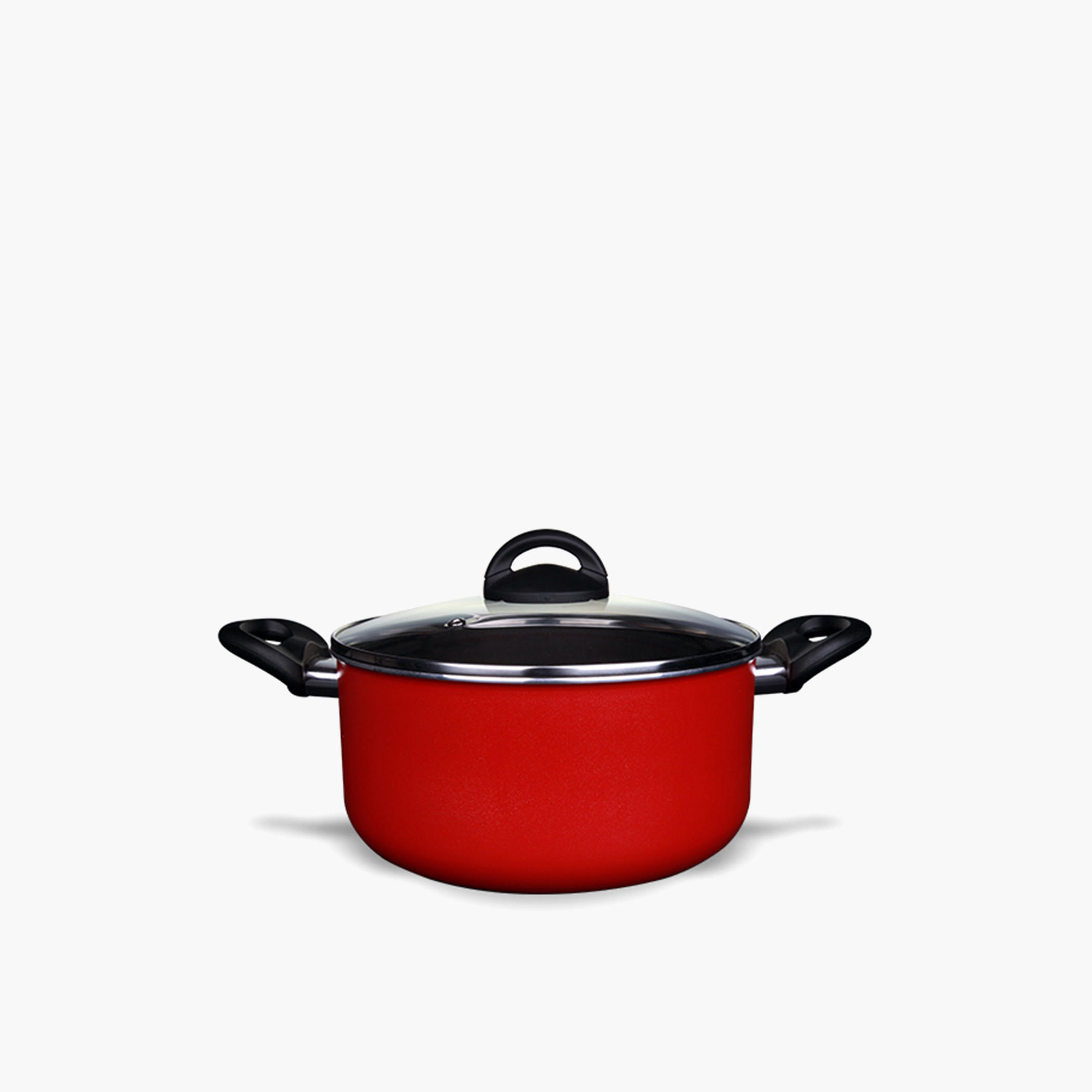 كسرولة ألومنيوم بغطاء زجاجي من روسيتي - 24 سم-household-kitchen-cookware-potsandpans-image-1