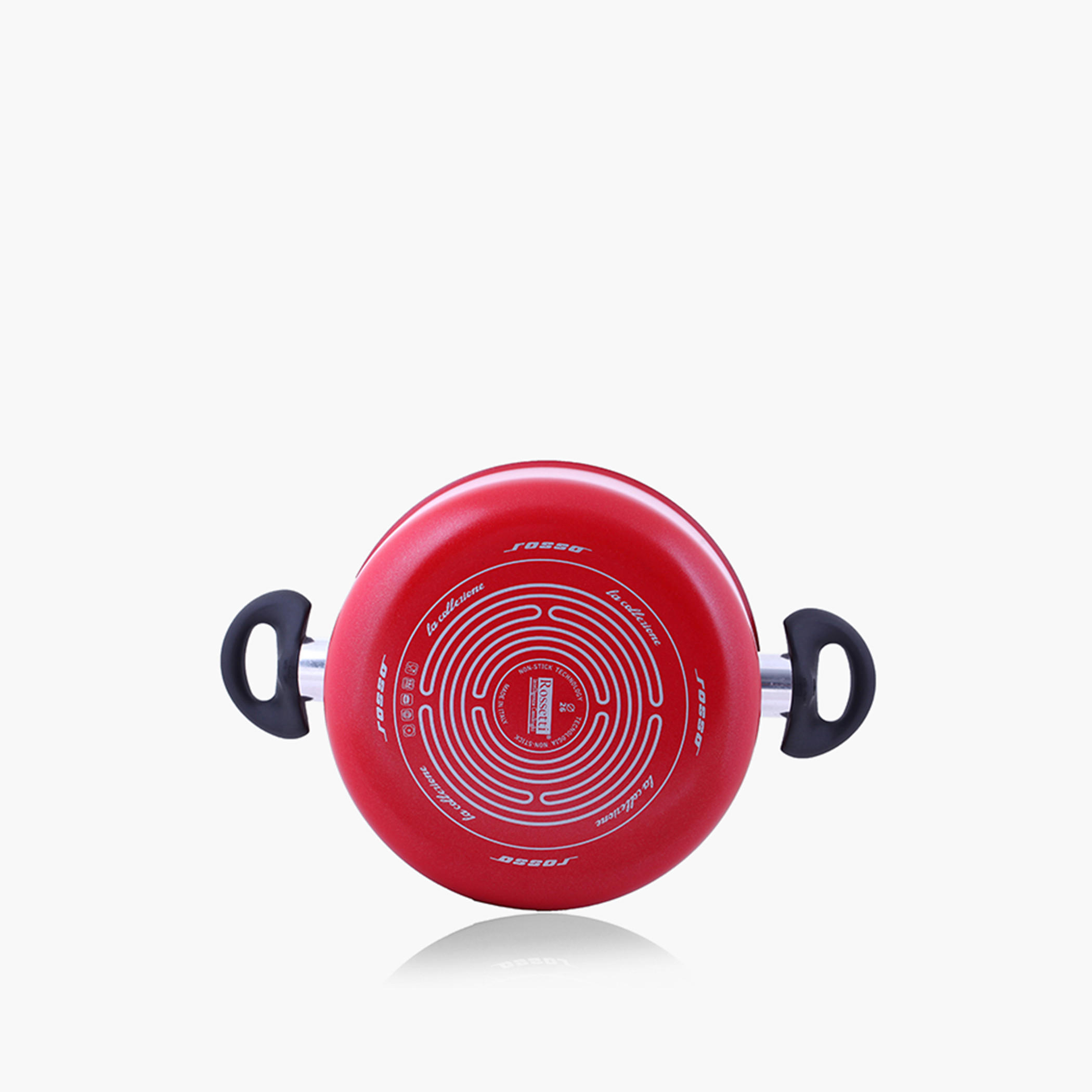 Rossetti Aluminium Casserole with Glass Lid - 28 cm-household-kitchen-cookware-potsandpans-image-4