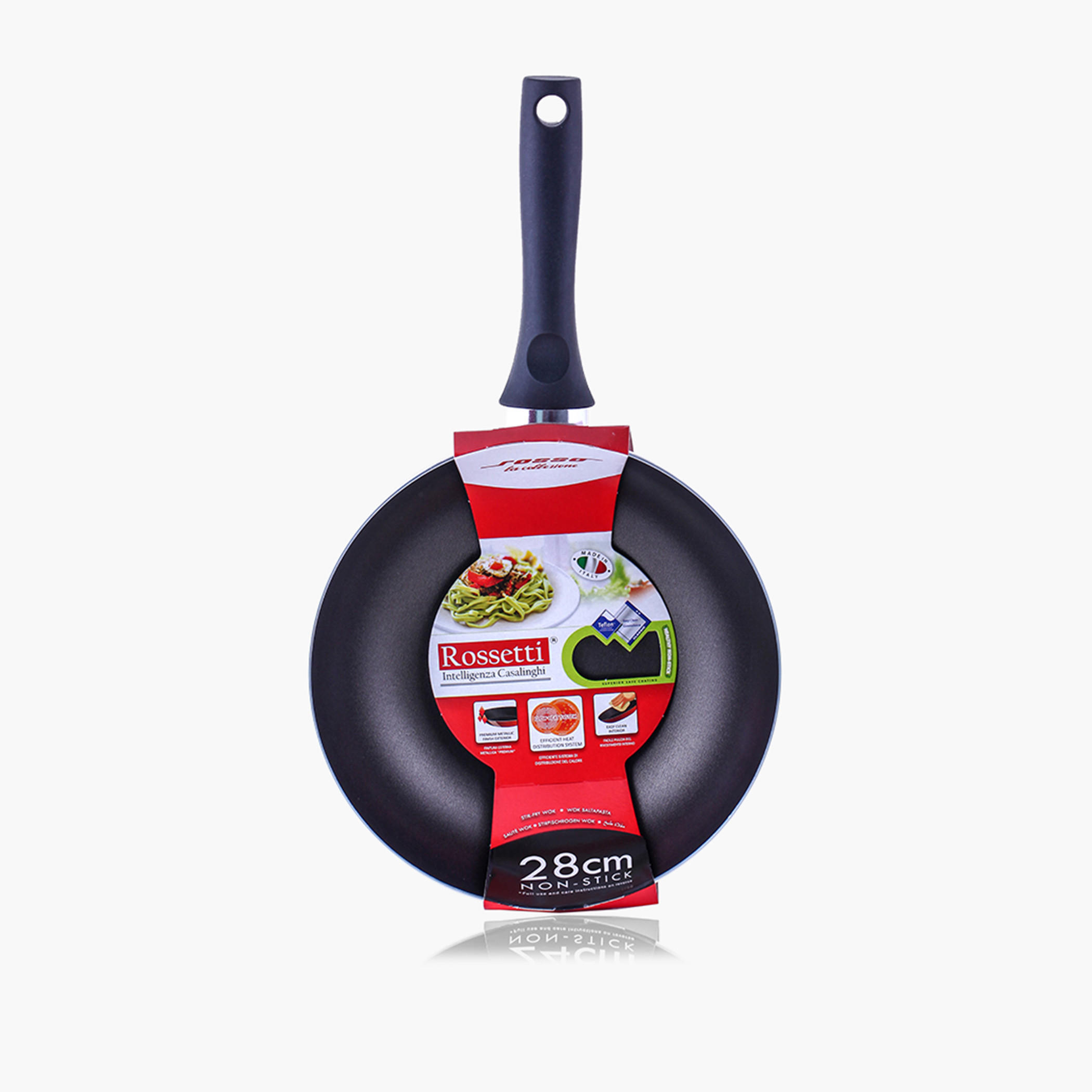 مقلاة ووك ألومنيوم روسو من روسيتي- 28 سم-household-kitchen-cookware-potsandpans-image-2