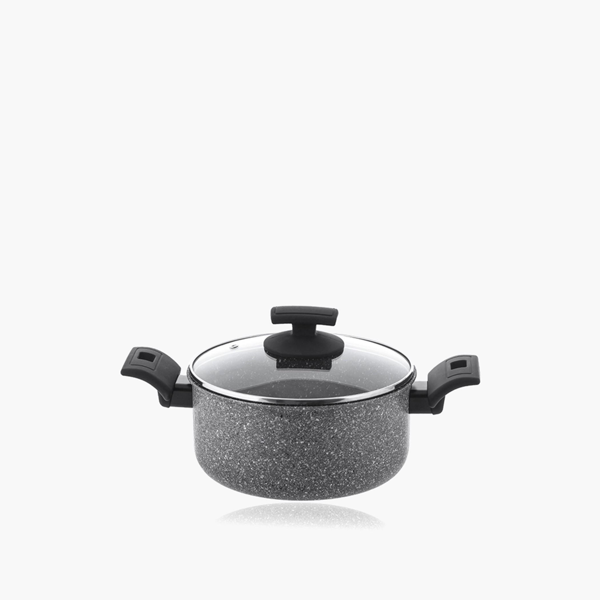 كسرولة ألومنيوم غير لاصقة بغطاء إليمنتي ناتشورا من روسيتي- 24 سم-household-kitchen-cookware-potsandpans-image-1