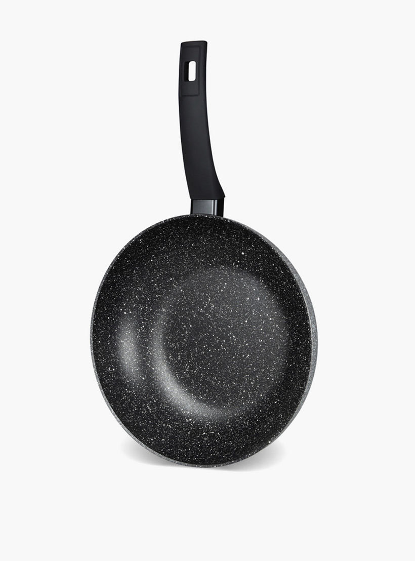 Rossetti Elementi Natura Aluminium Non-Stick Wok - 28 cms-household-kitchen-cookware-potsandpans-image-1