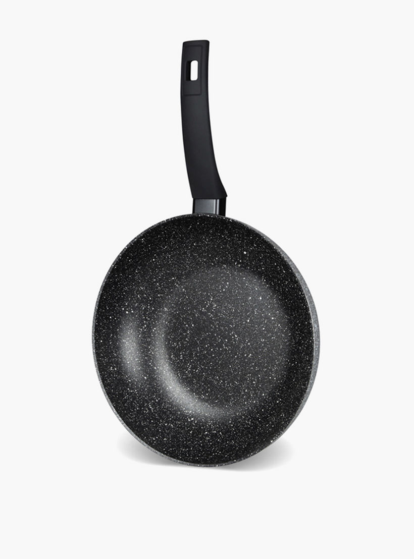 Rossetti Elementi Natura Aluminium Non-Stick Wok - 24 cms-household-kitchen-cookware-potsandpans-image-1