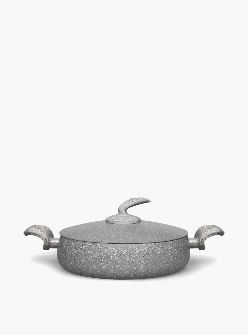 Rossetti Elementi Natura Porcelain Enamel Casserole with Lid - 28 cms-household-kitchen-cookware-cookwareandsets-image-1
