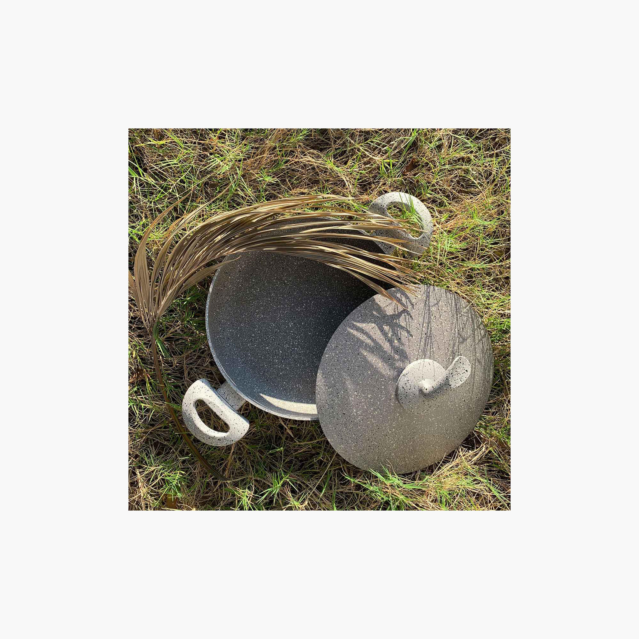 كسرولة بورسلان بغطاء إليمنتي ناتشورا من روسيتي - 28 سم-household-kitchen-cookware-cookwareandsets-image-2