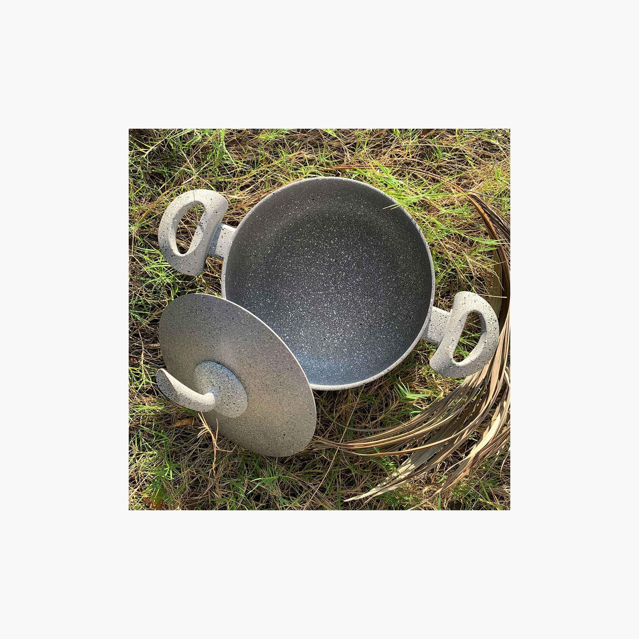 Rossetti Elementi Natura Porcelain Enamel Stock Pot - 24 cms-household-kitchen-cookware-potsandpans-image-2