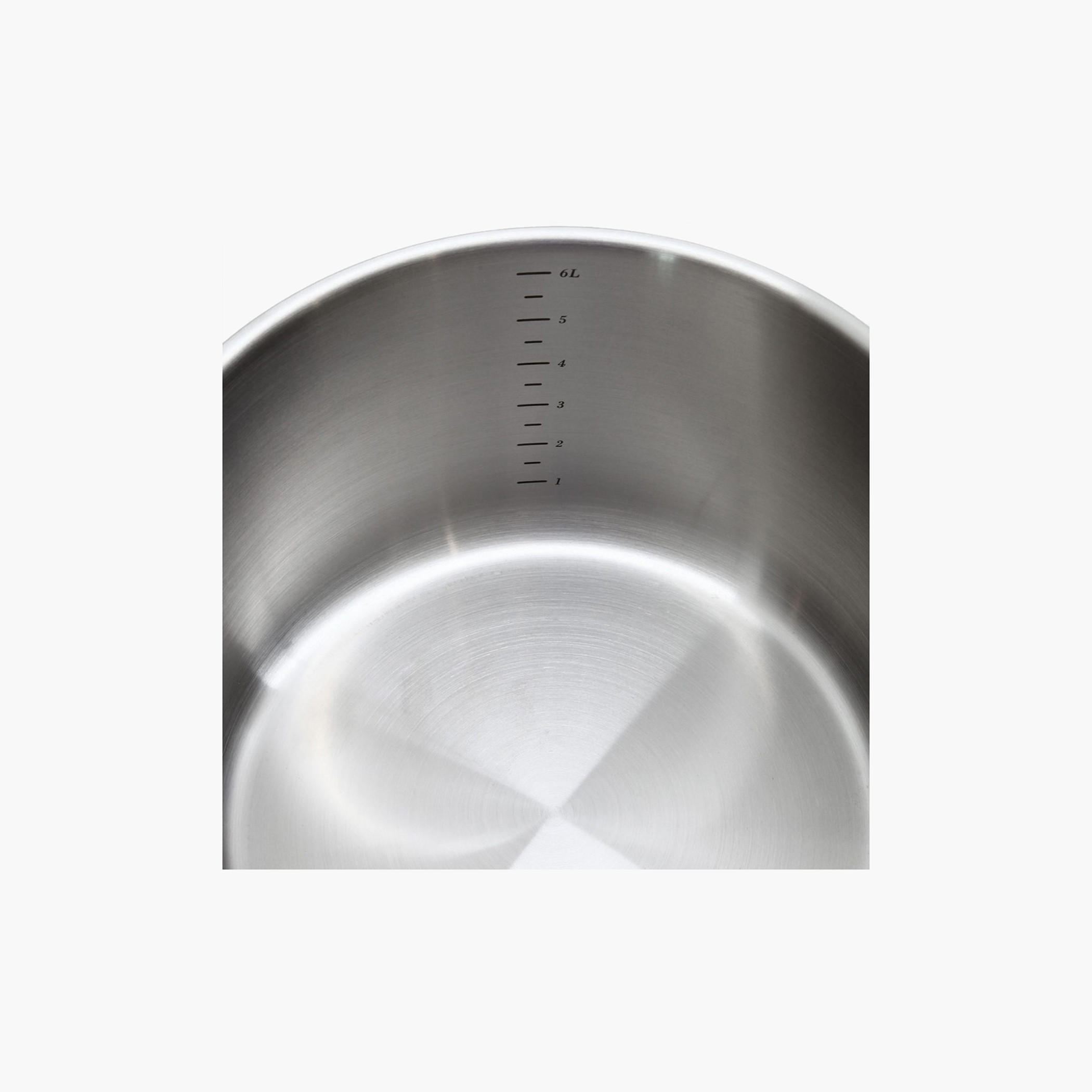 Rossetti Agostini Stainless Steel Stock Pot with Lid - 24 cms-household-kitchen-cookware-potsandpans-image-2