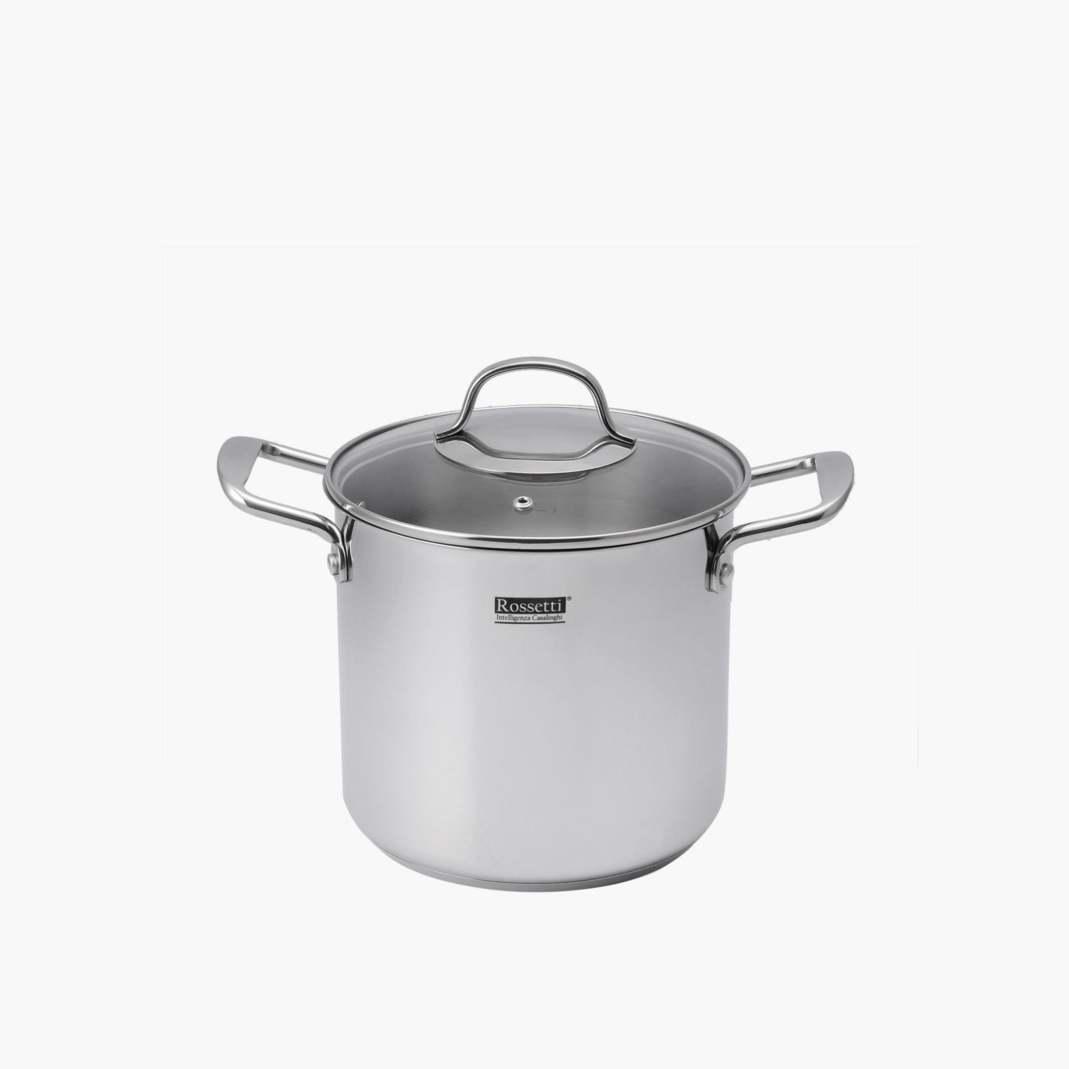 Rossetti Agostini Stainless Steel Stock Pot with Lid - 20 cms-household-kitchen-cookware-cookwareandsets-image-2