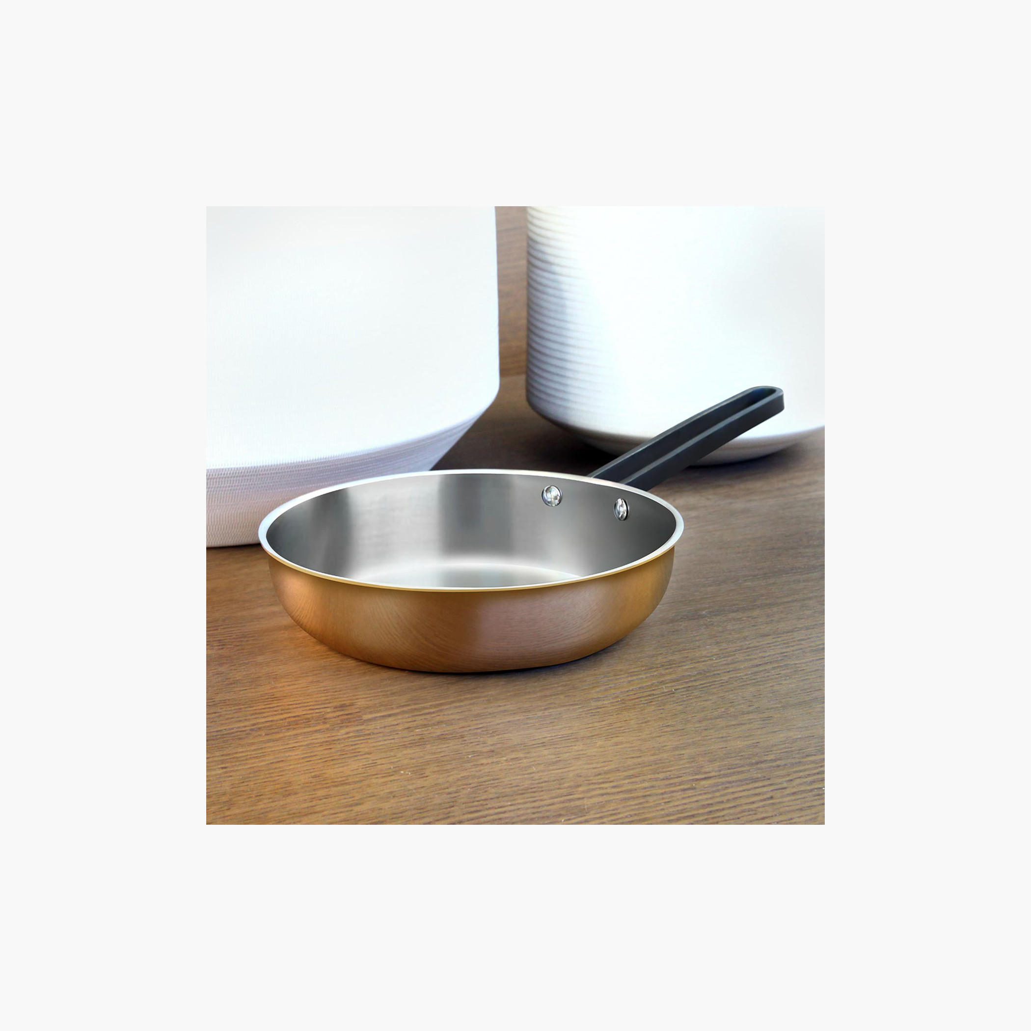 مقلاة ستانلس ستيل أجوستيني من روسيتي - 45x27 سم-household-kitchen-cookware-potsandpans-image-1