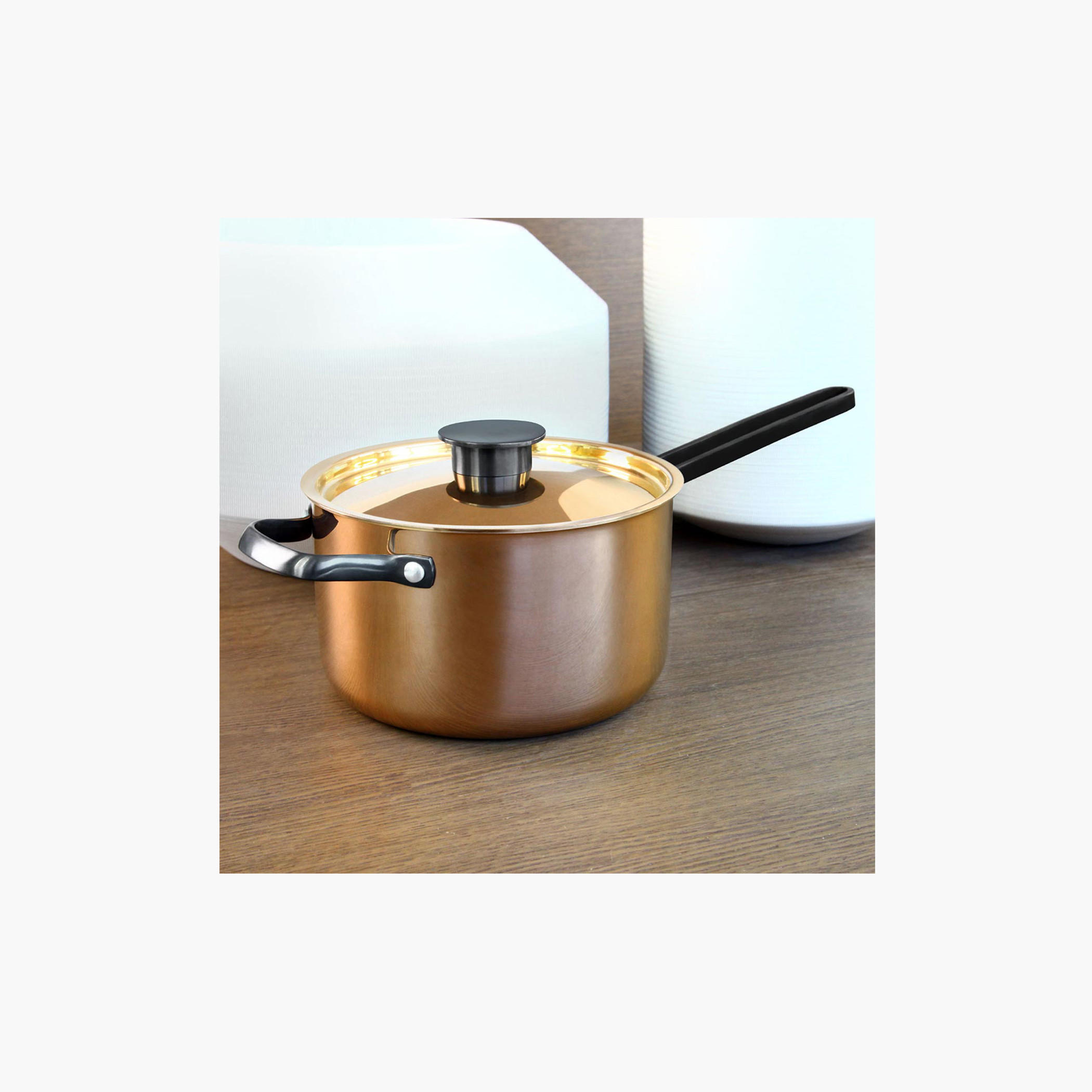Rossetti Agostini Stainless Steel Saucepan with Lid - 20 cms-household-kitchen-cookware-potsandpans-image-1