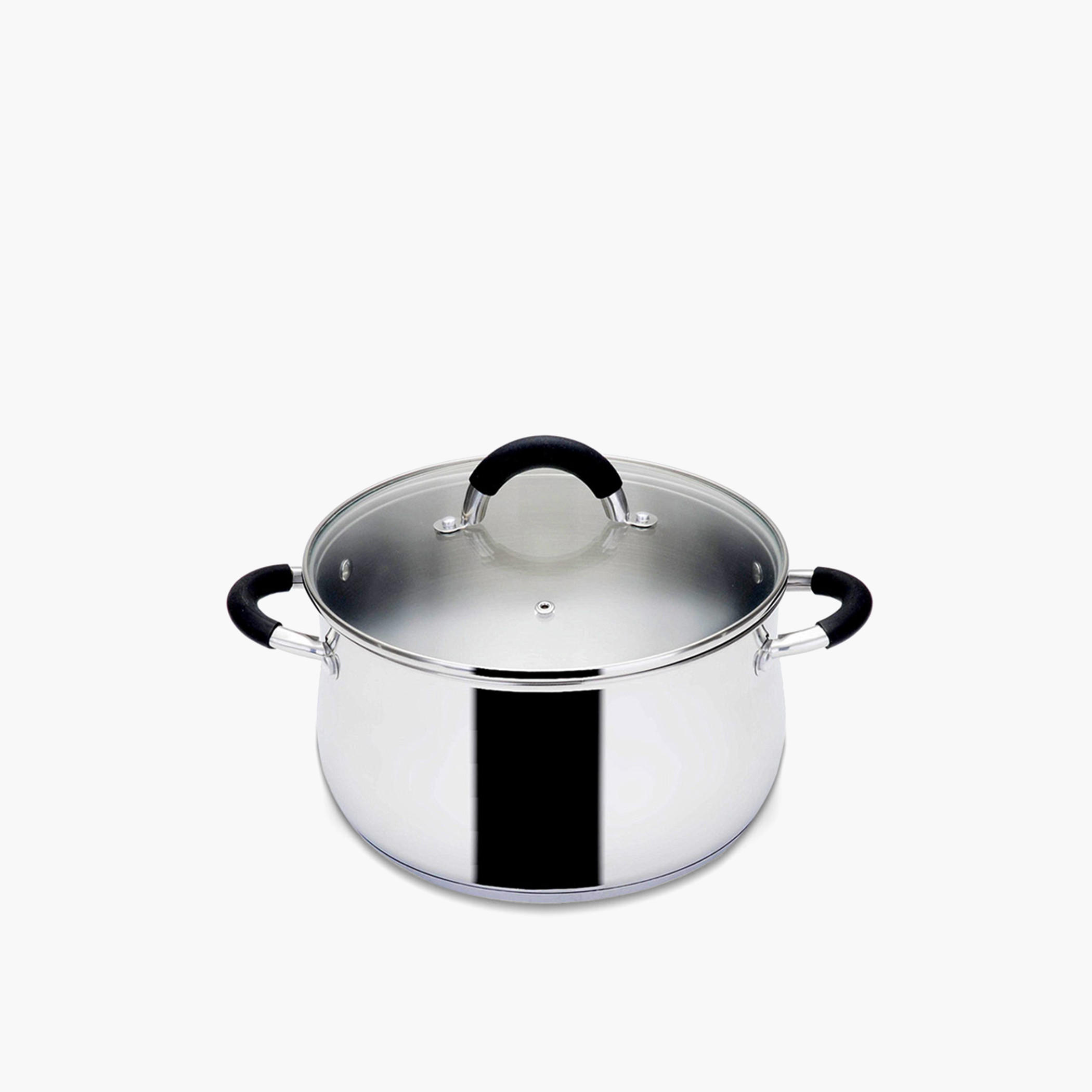 Rossetti Stainless Steel Casserole with Lid - 20 cm-household-kitchen-cookware-potsandpans-image-1