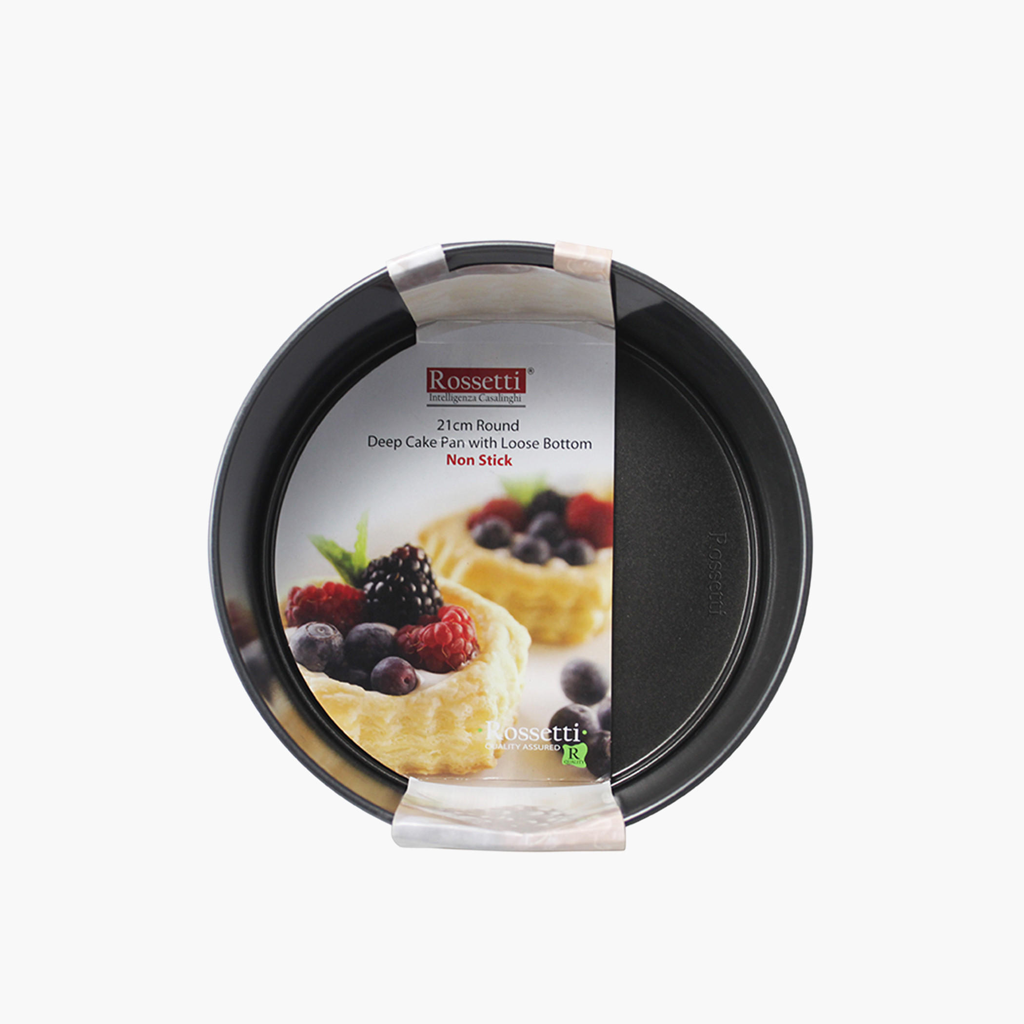 Rossetti Non-Stick Deep Cake Pan with Loose Bottom - 21 cms-household-kitchen-bakeware-bakingpansandmoulds-image-1