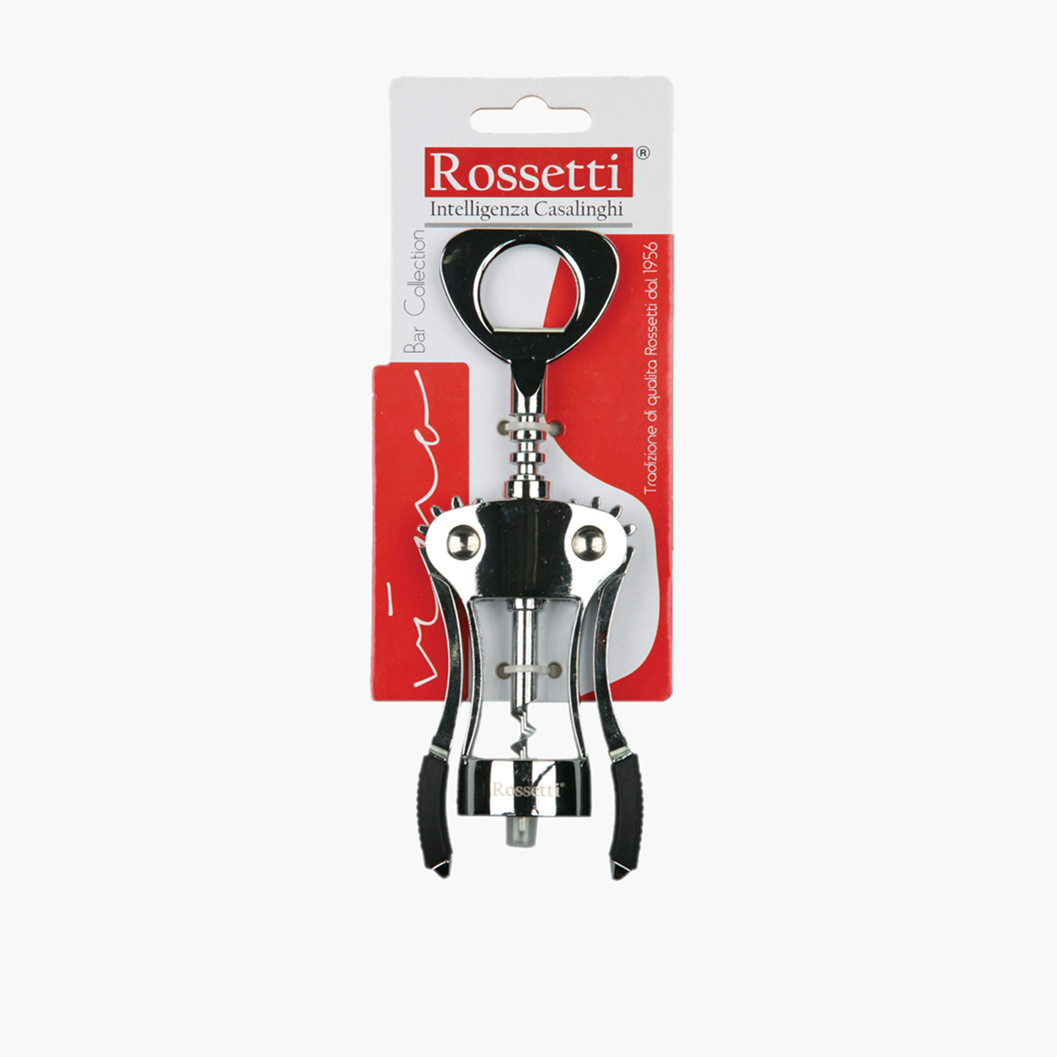 Rossetti Polka Steel Winged Corkscrew-household-kitchen-kitchentoolsandutensils-foodservingtools-image-1