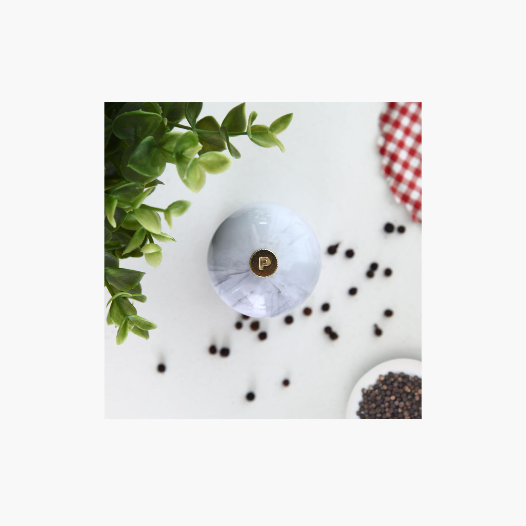 Rossetti Santorini Marble Decal Pepper Grinder-household-kitchen-foodstorage-saltandpeppershakers-image-3