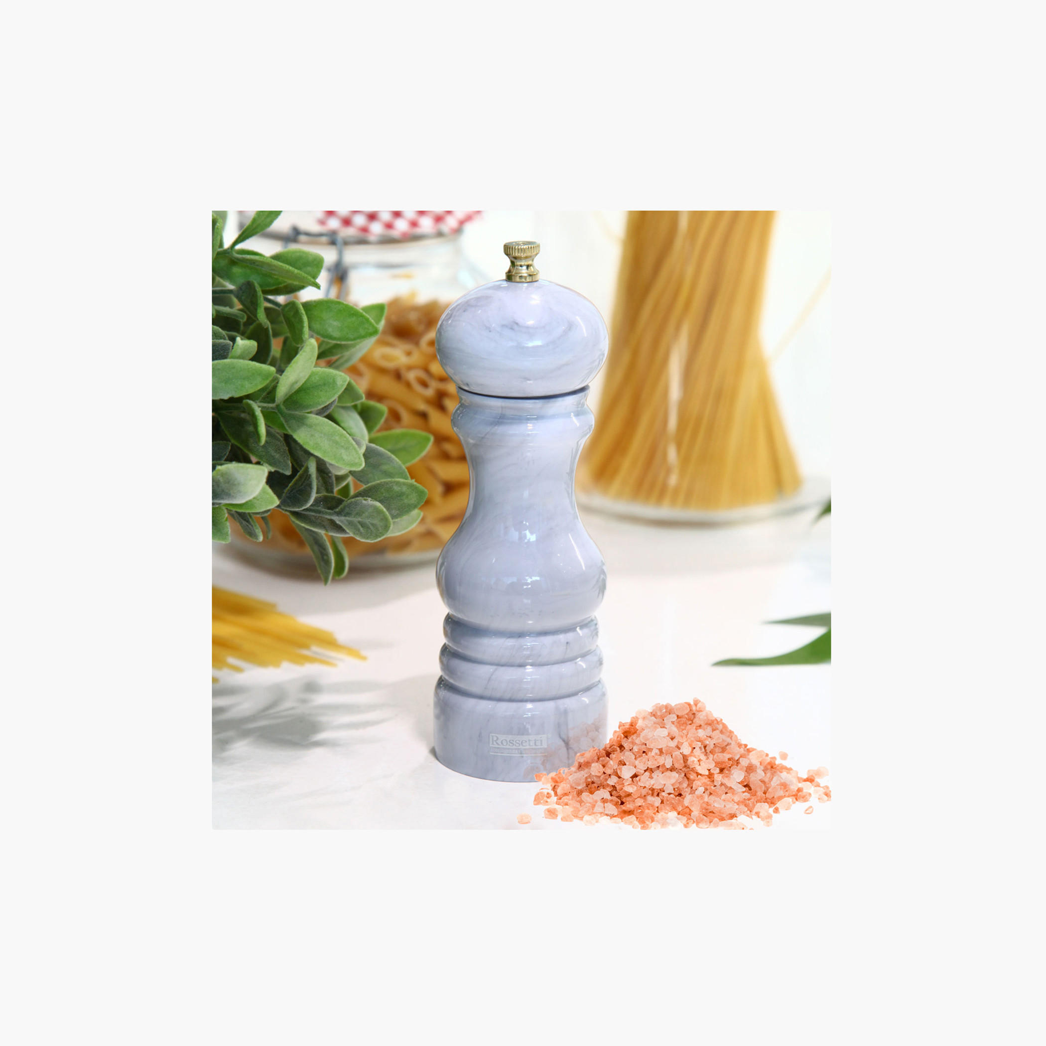 مطحنة ملح رخامية سانتوريني من روسيتي-household-kitchen-foodstorage-saltandpeppershakers-image-1