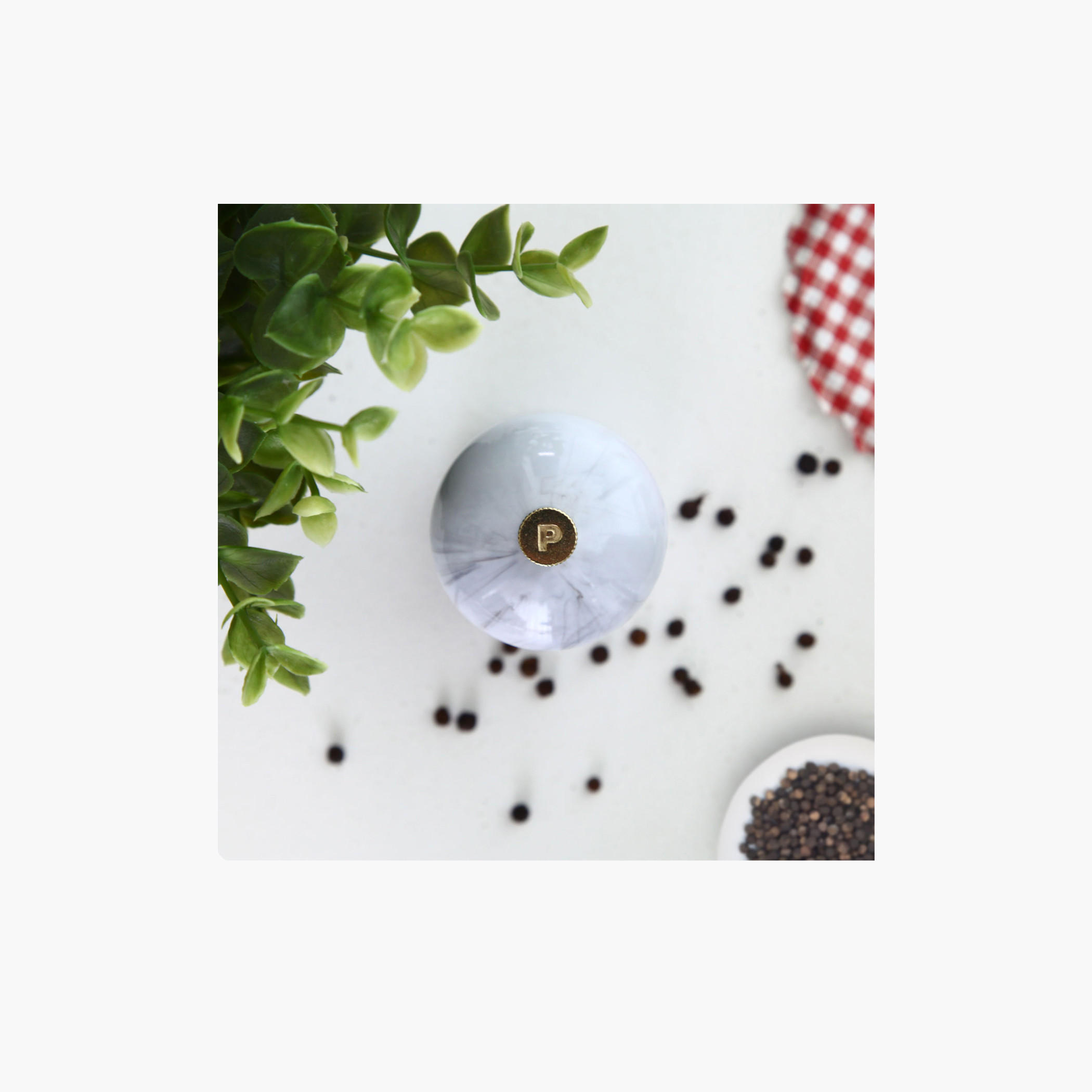مطحنة فلفل رخامية سانتوريني من روسيتي-household-kitchen-foodstorage-saltandpeppershakers-image-3